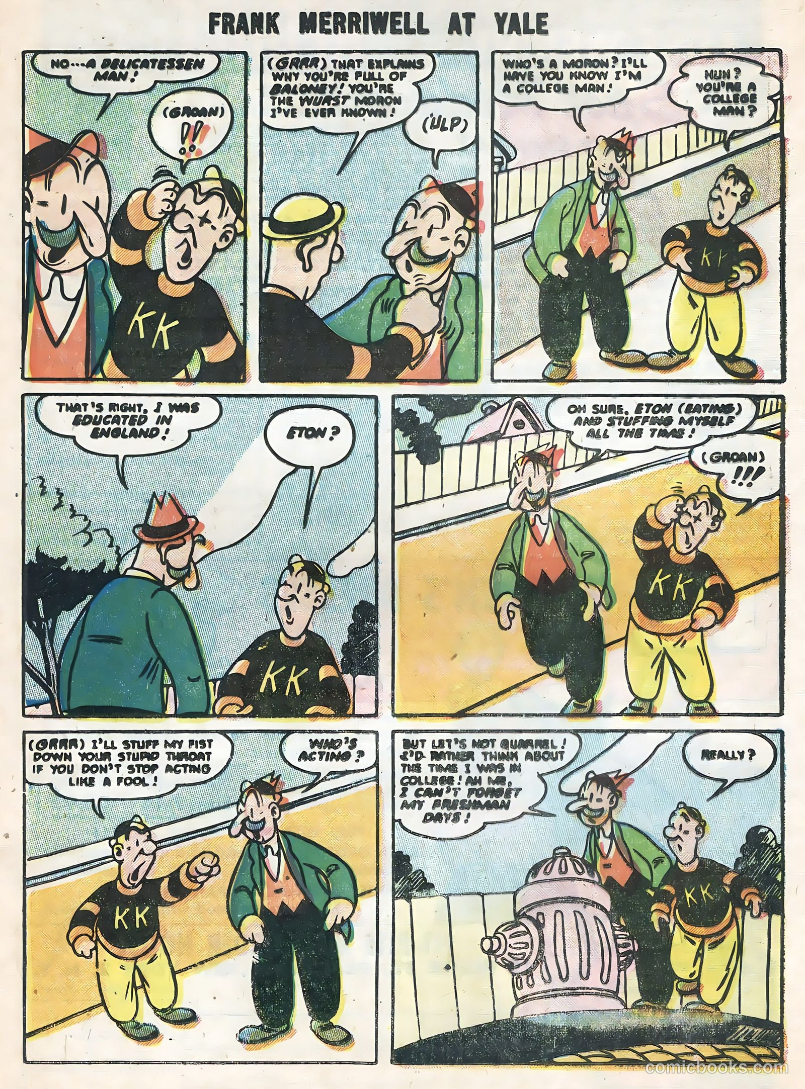 Frank Merriwell at Yale #4 (1956) — page 21 of 36