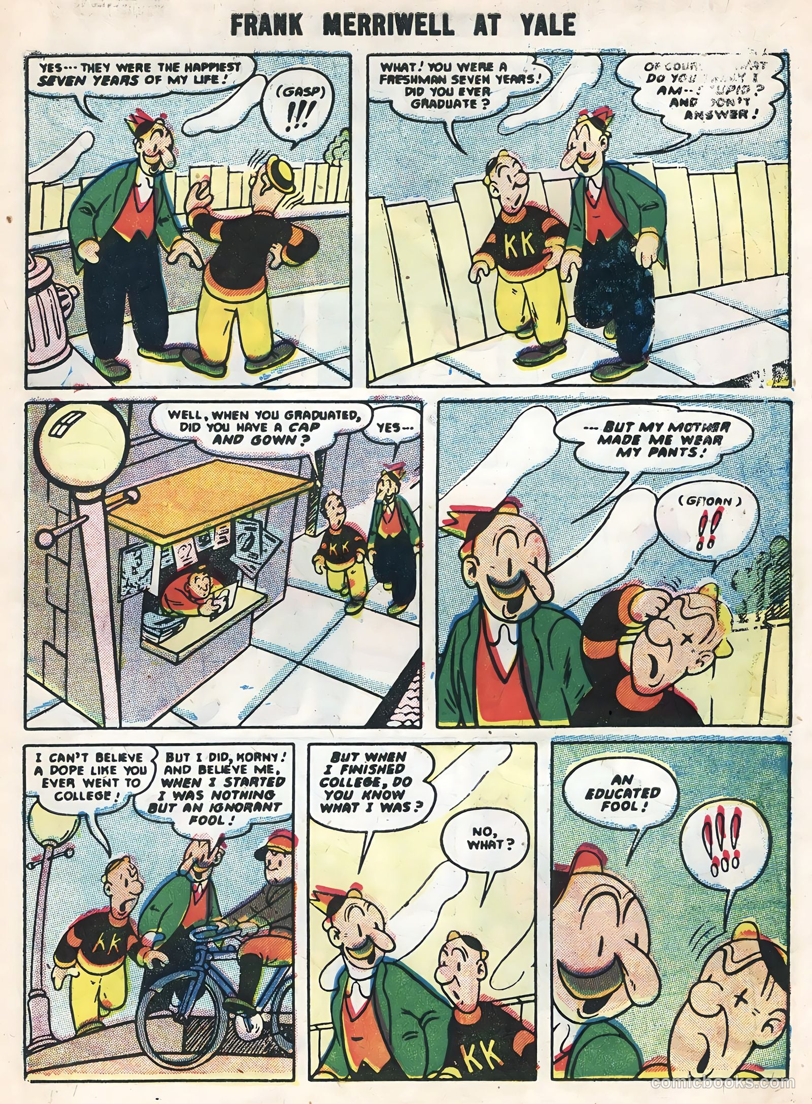 Frank Merriwell at Yale #4 (1956) — page 23 of 36