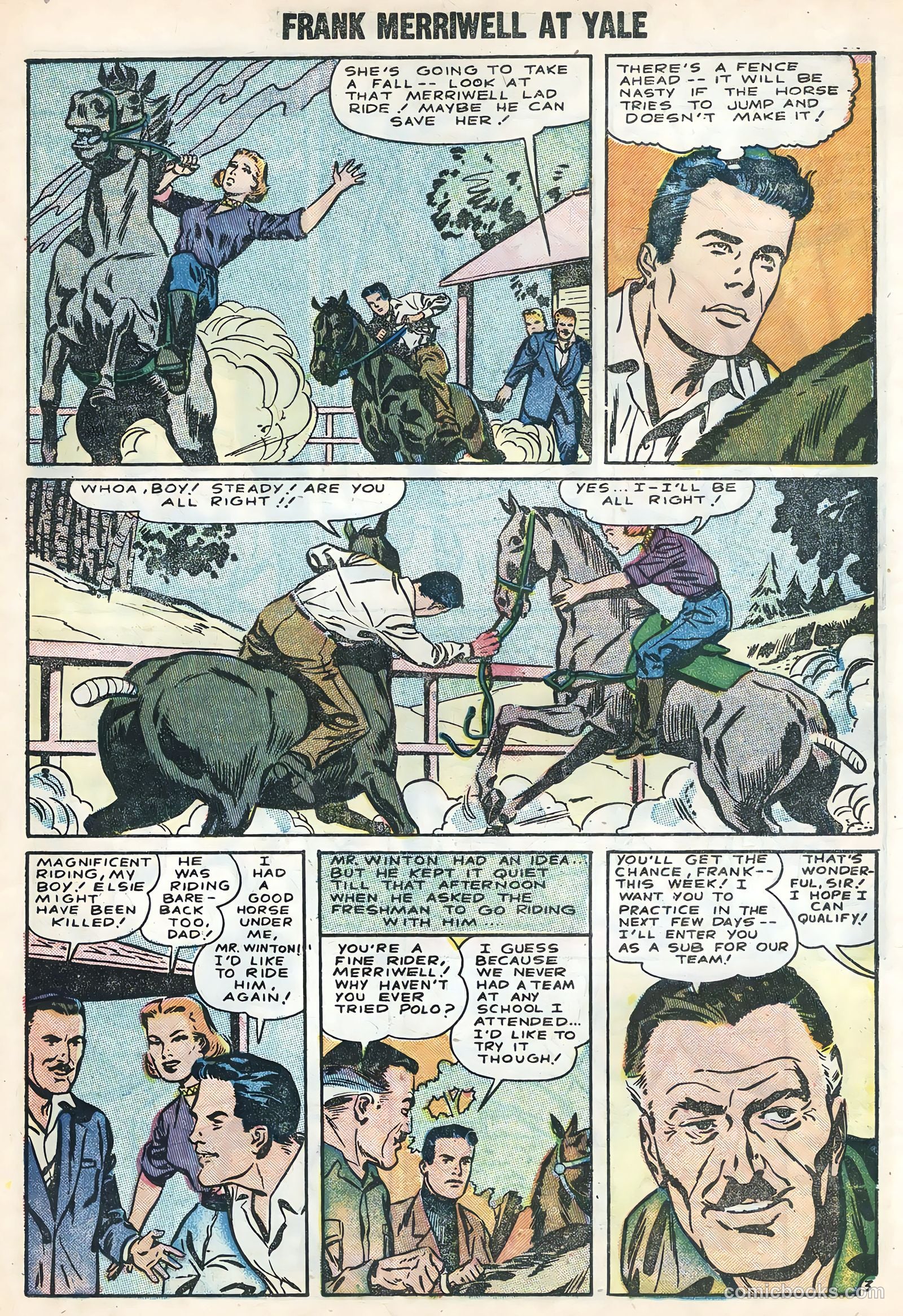 Frank Merriwell at Yale #4 (1956) — page 27 of 36