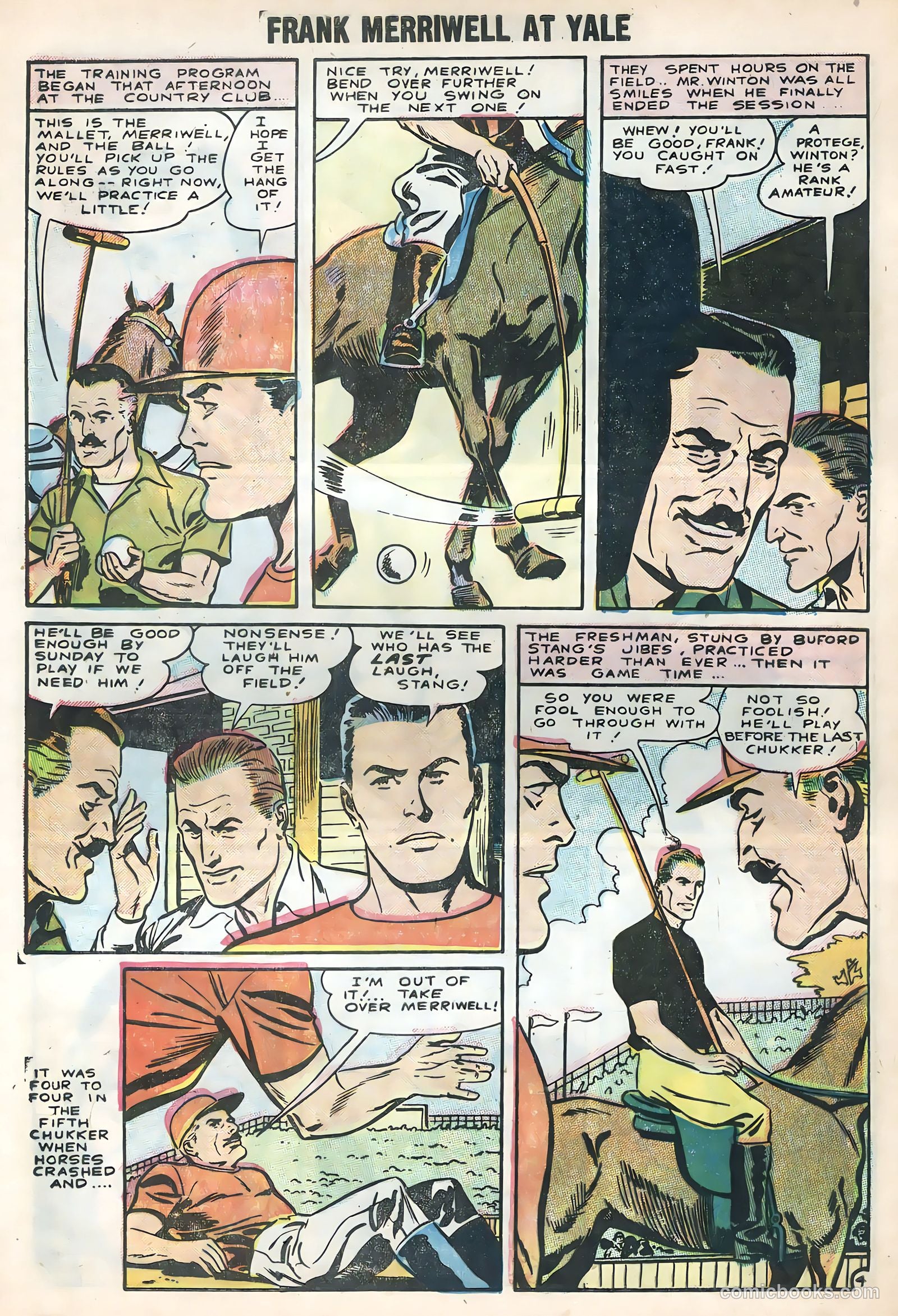 Frank Merriwell at Yale #4 (1956) — page 28 of 36
