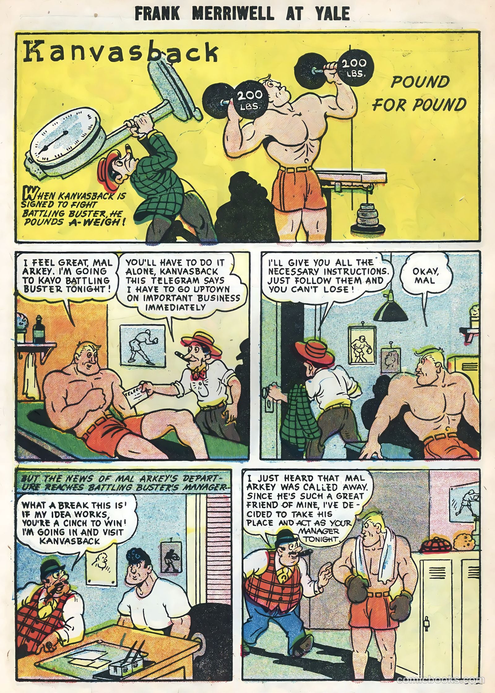 Frank Merriwell at Yale #4 (1956) — page 30 of 36