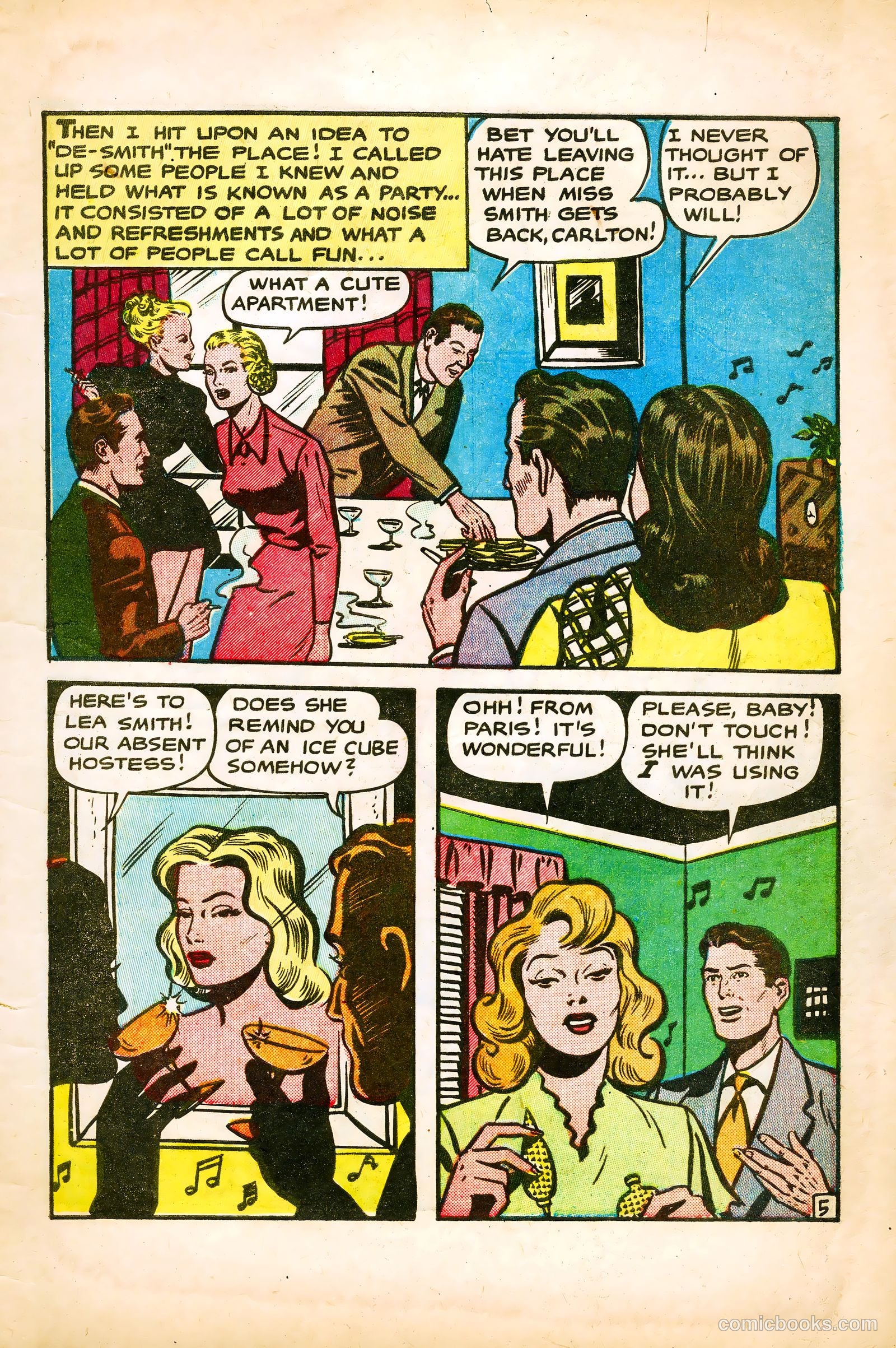 All True Romance #1 (1951) — page 7 of 36