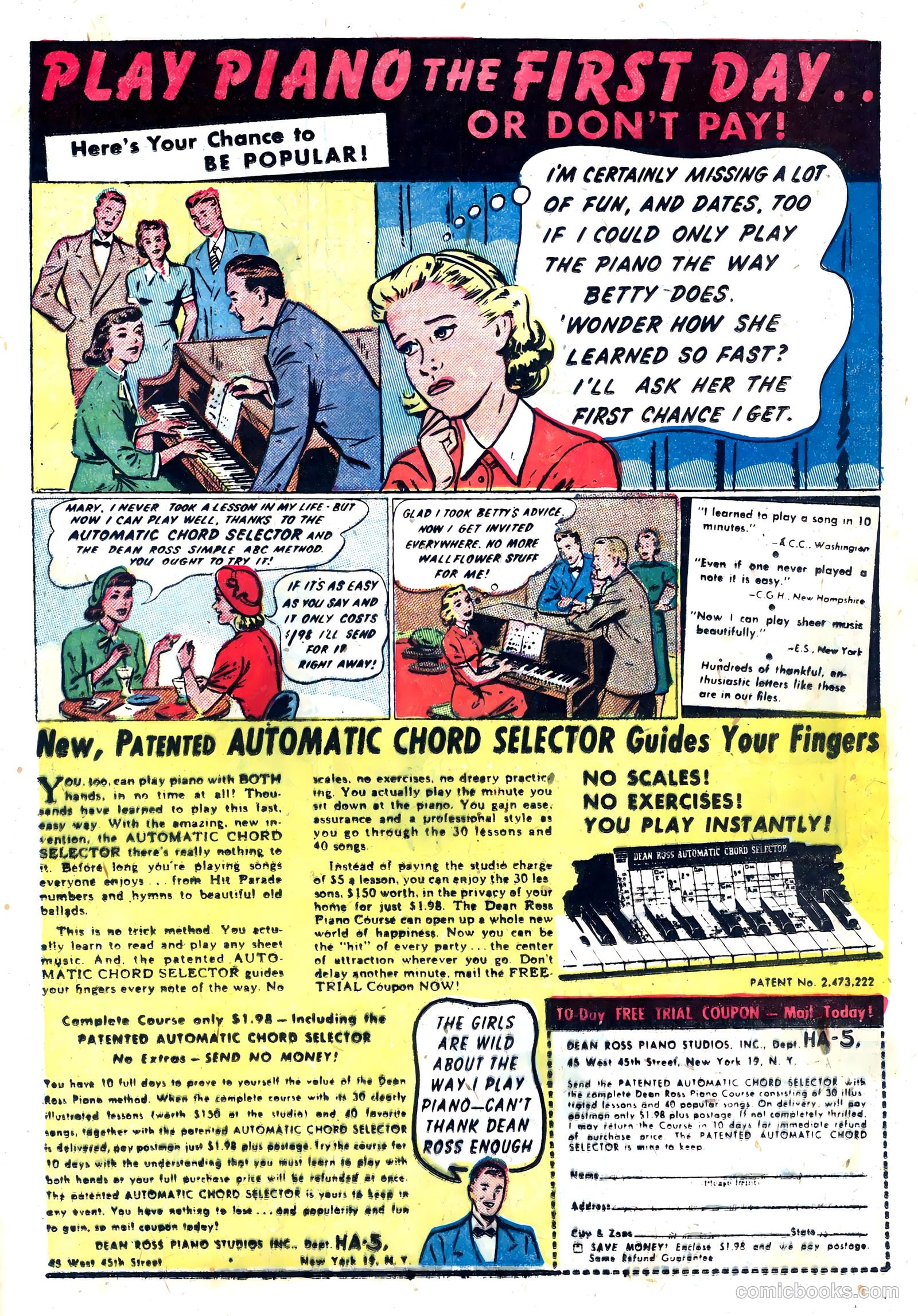 All True Romance #11 (1953) — page 23 of 36
