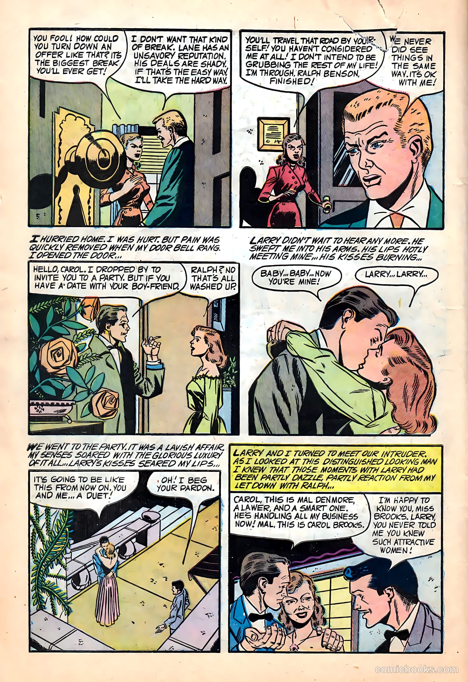 All True Romance #12 (1953) — page 7 of 37
