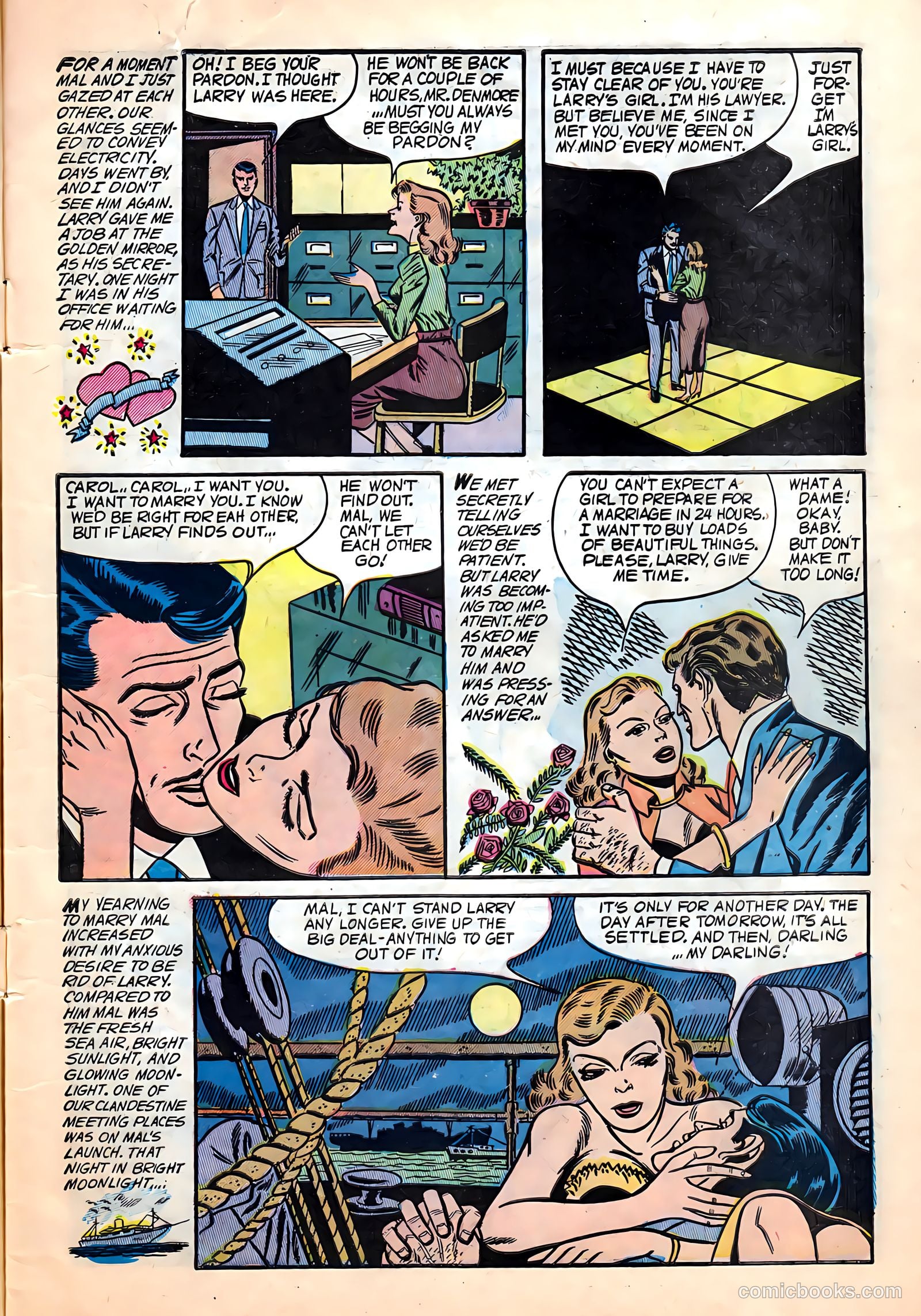 All True Romance #12 (1953) — page 8 of 37