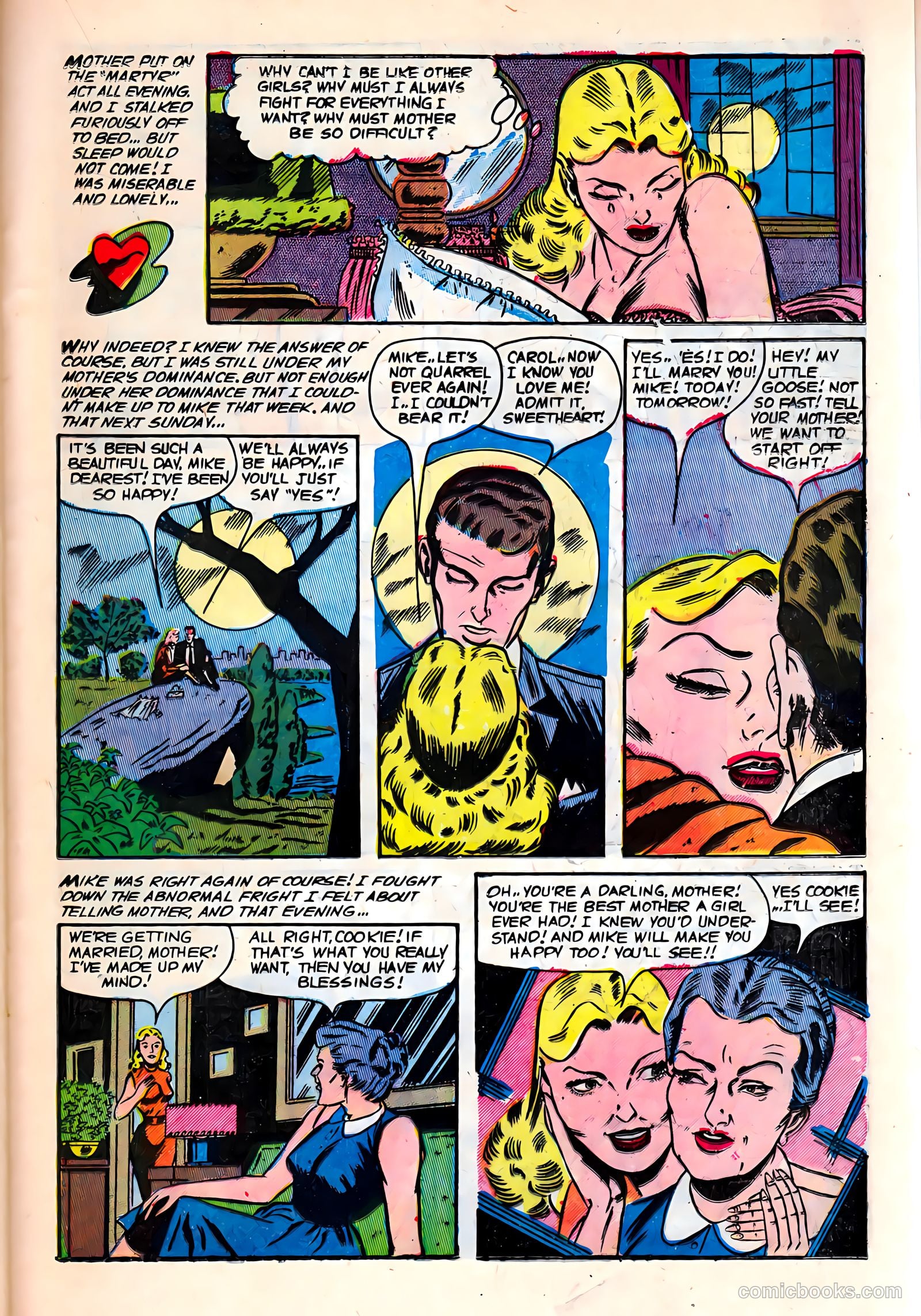 All True Romance #13 (1953) — page 23 of 37