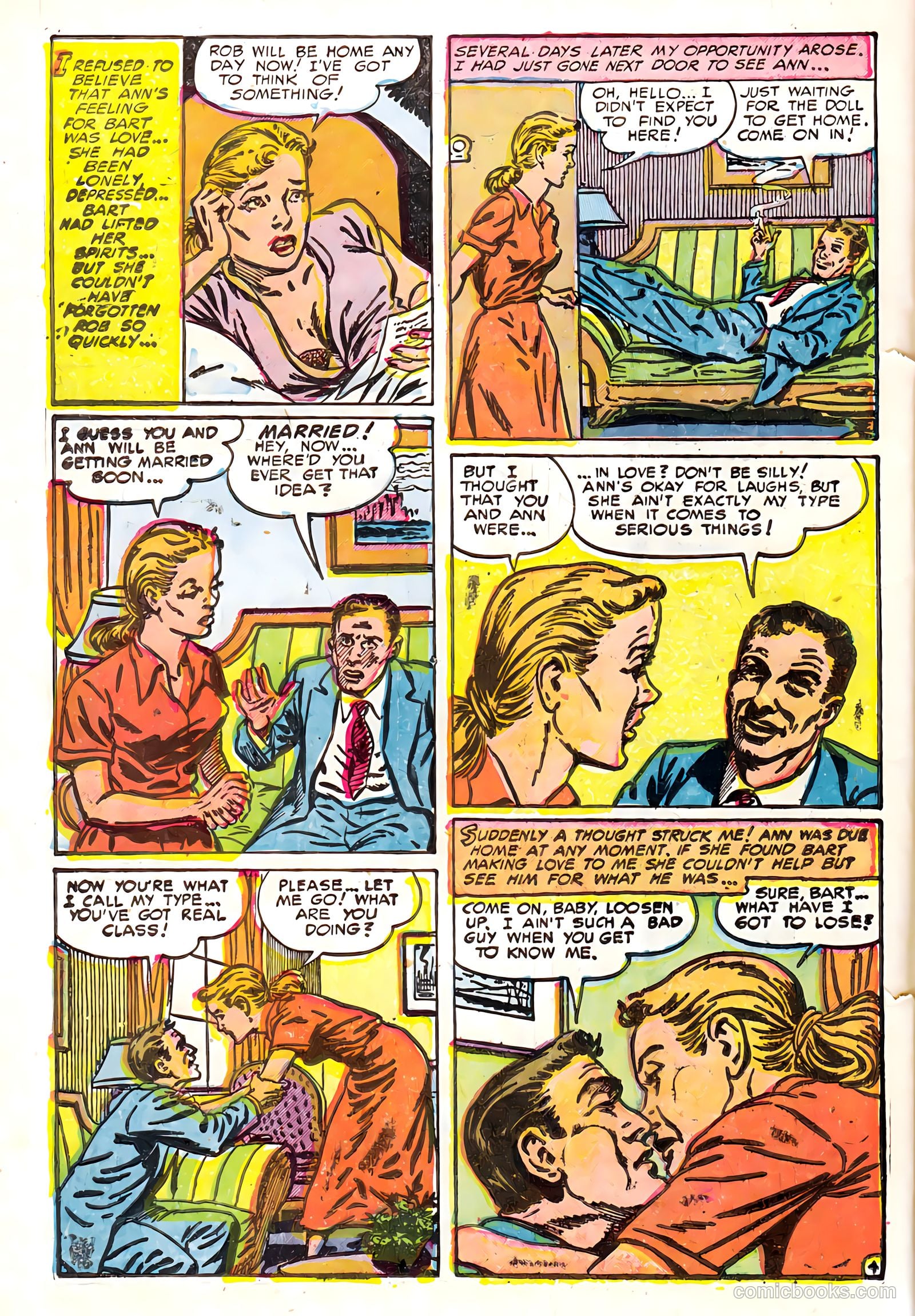 All True Romance #14 (1953) — page 22 of 36