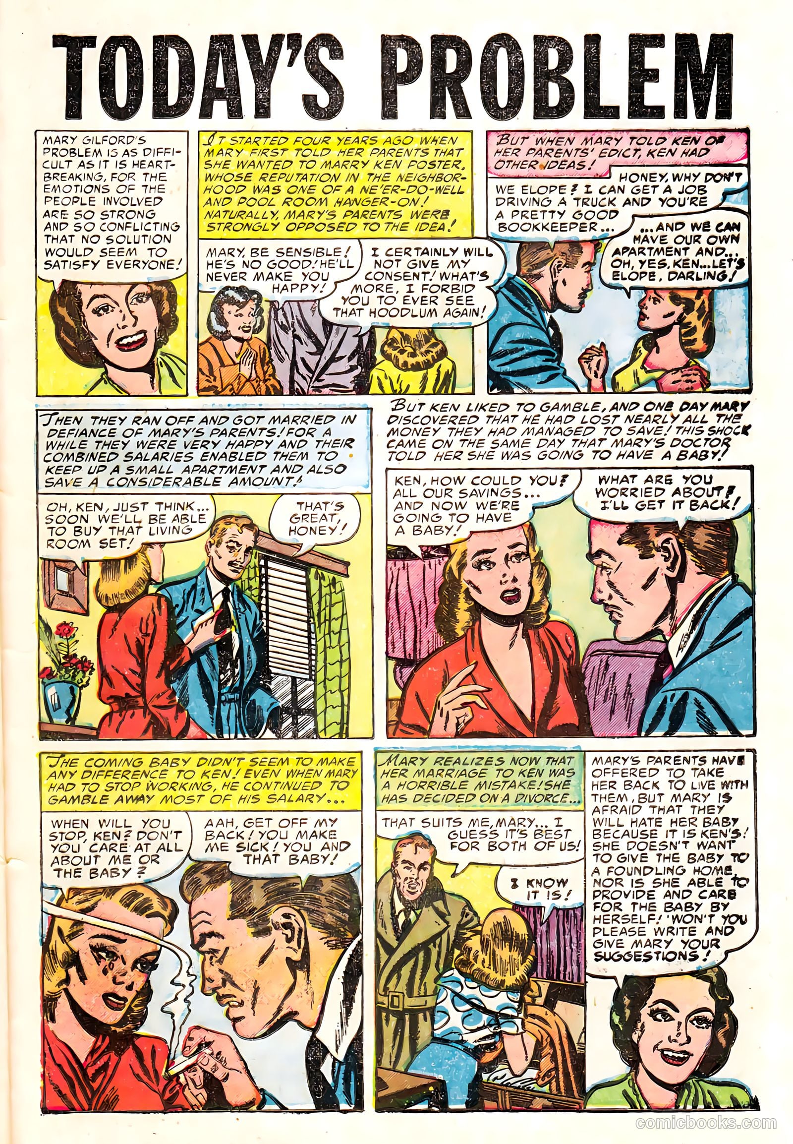 All True Romance #14 (1953) — page 25 of 36