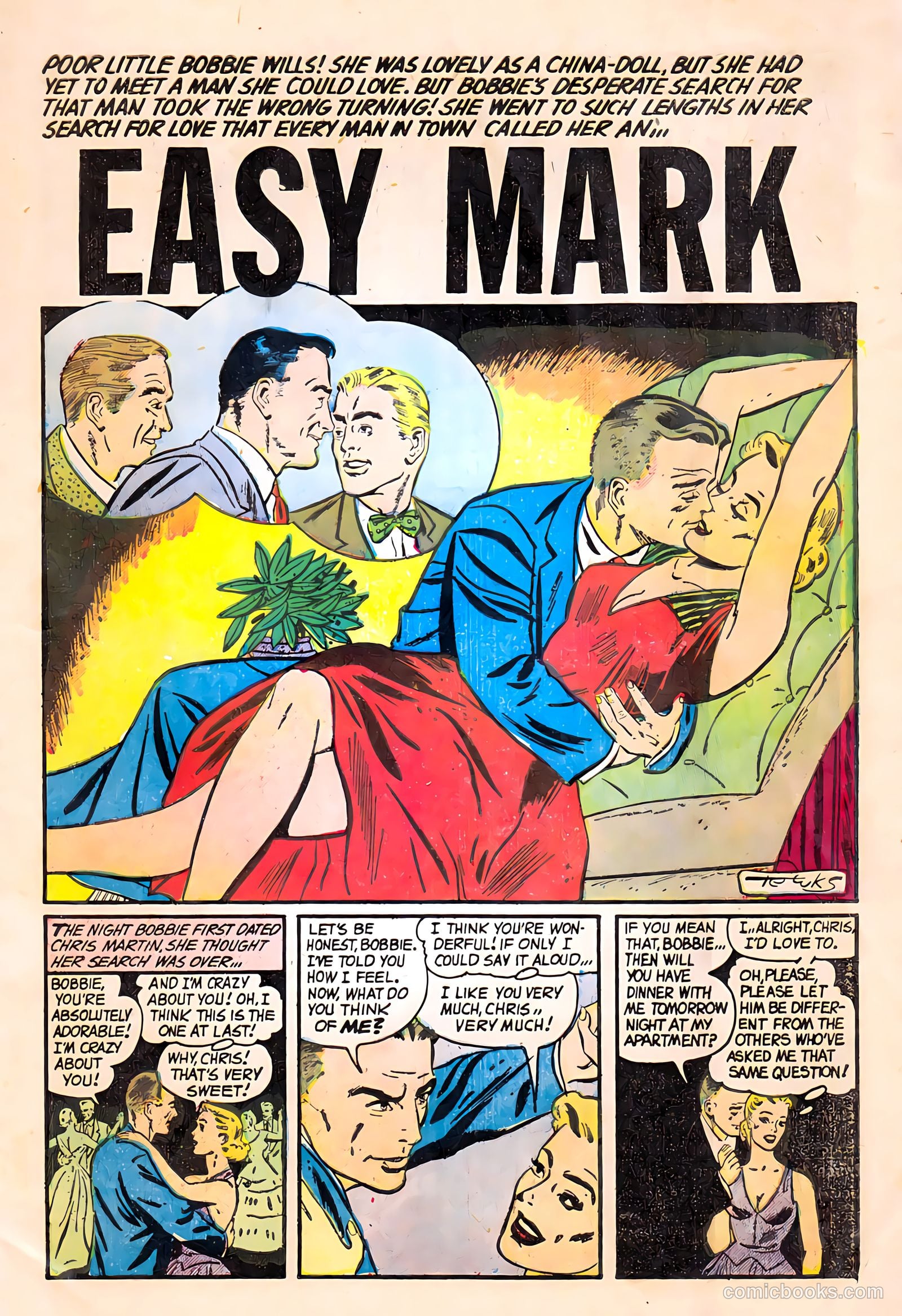 All True Romance #16 (1954) — page 3 of 36