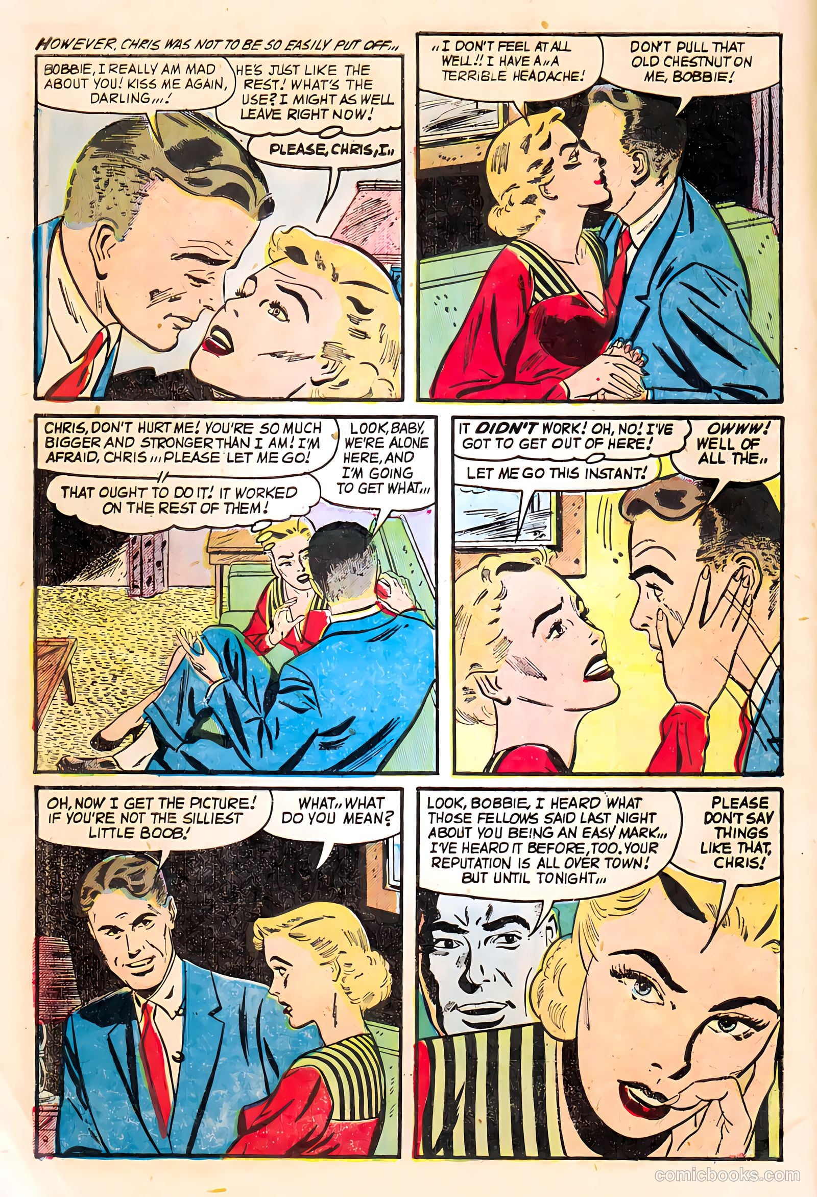All True Romance #16 (1954) — page 6 of 36