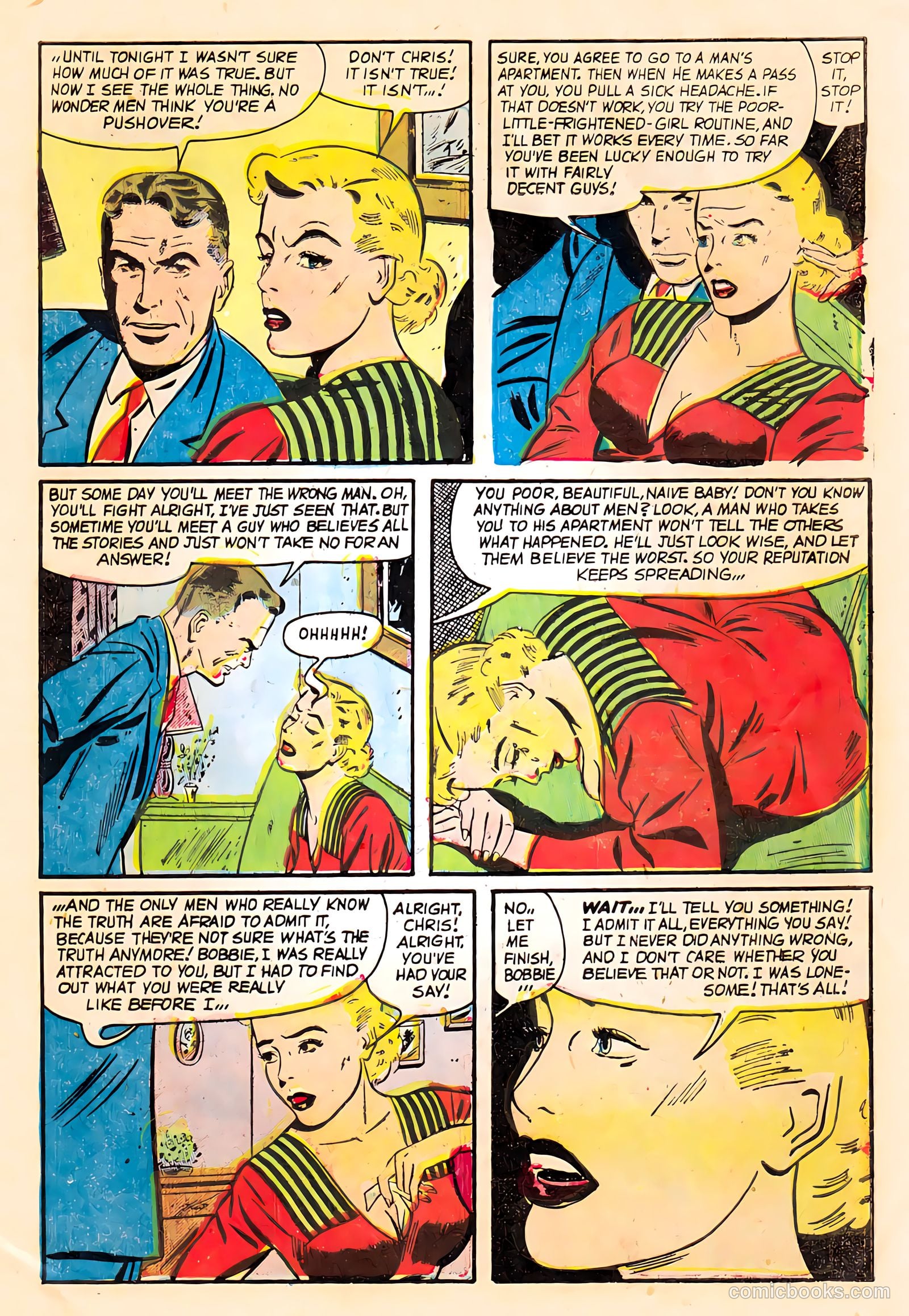 All True Romance #16 (1954) — page 7 of 36