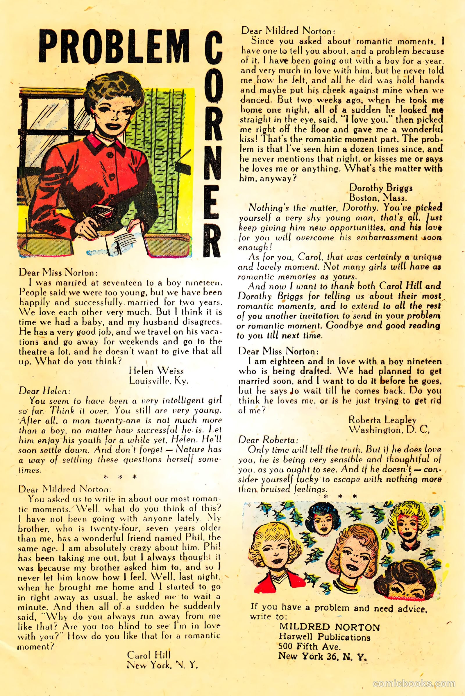 All True Romance #16 (1954) — page 9 of 36
