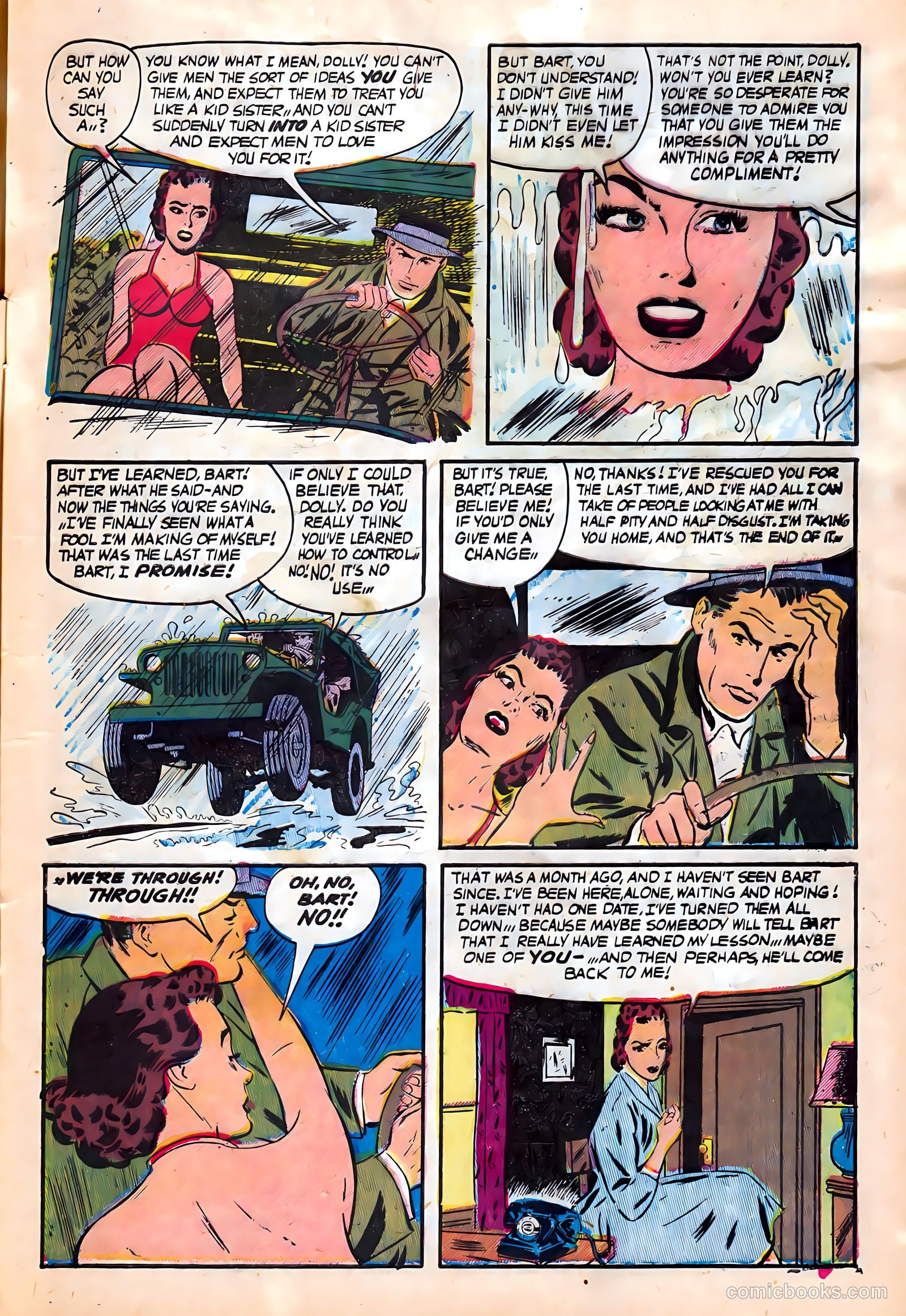 All True Romance #18 (1954) — page 9 of 36