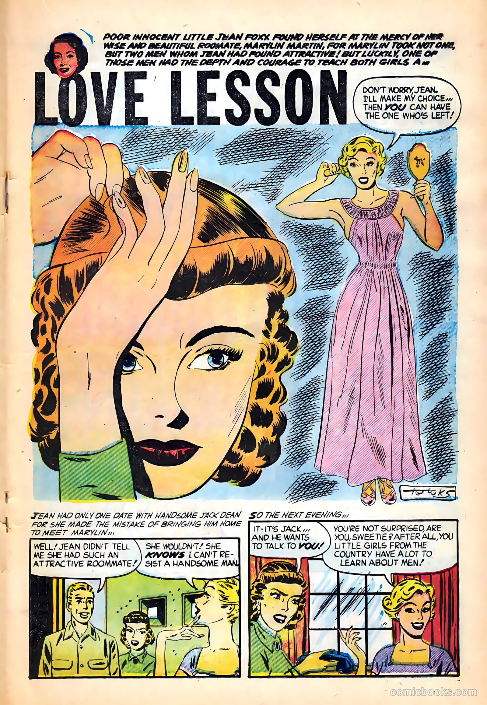 All True Romance #18 (1954) — page 19 of 36