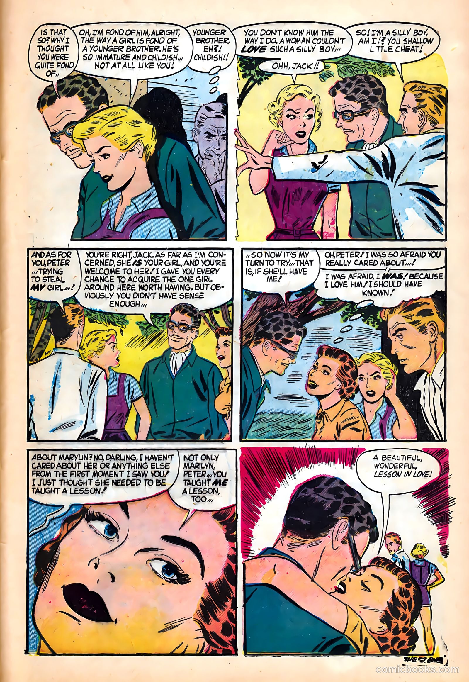 All True Romance #18 (1954) — page 25 of 36