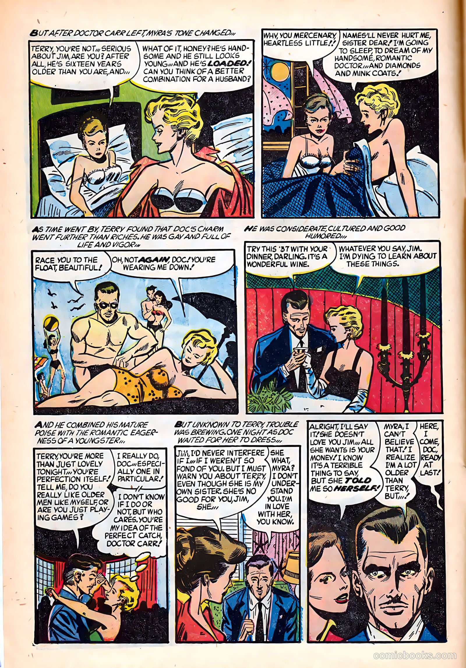 All True Romance #19 (1954) — page 6 of 36