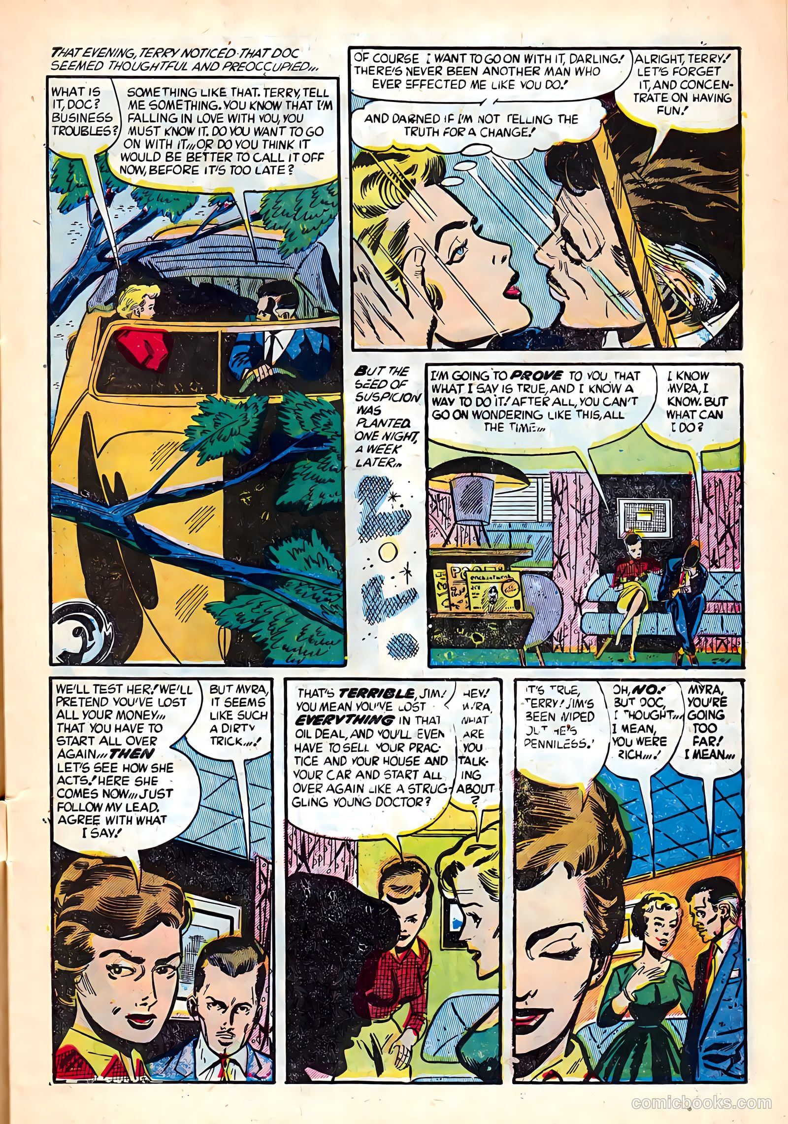 All True Romance #19 (1954) — page 7 of 36