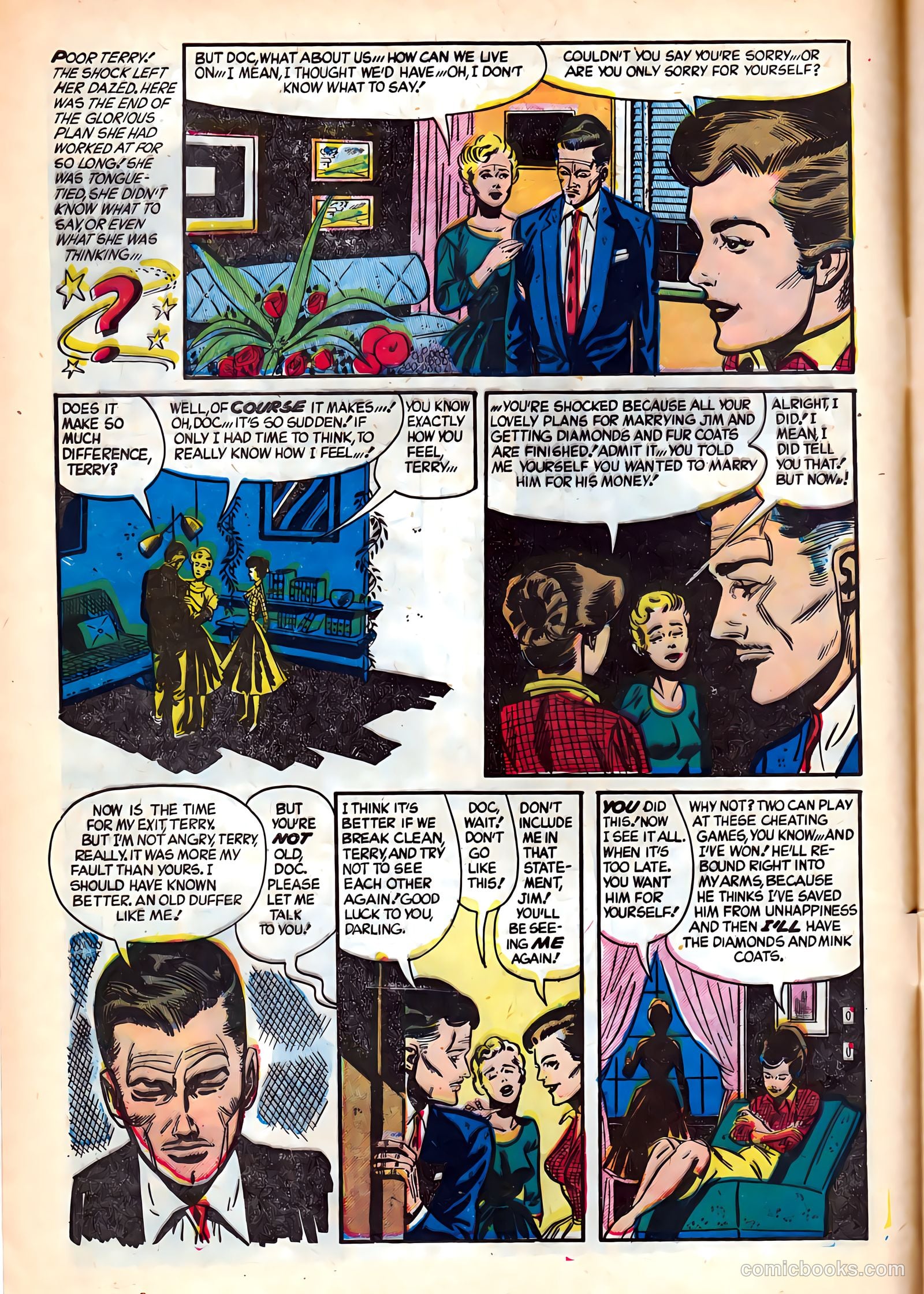 All True Romance #19 (1954) — page 8 of 36