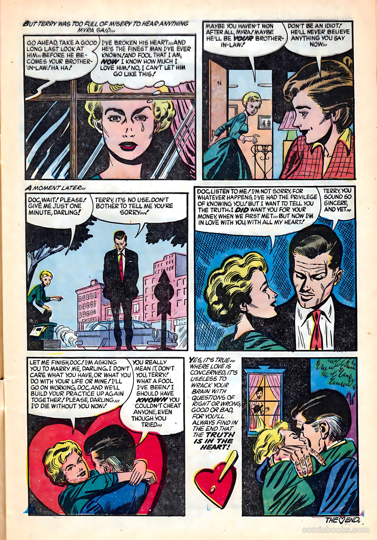 All True Romance #19 (1954) — page 9 of 36