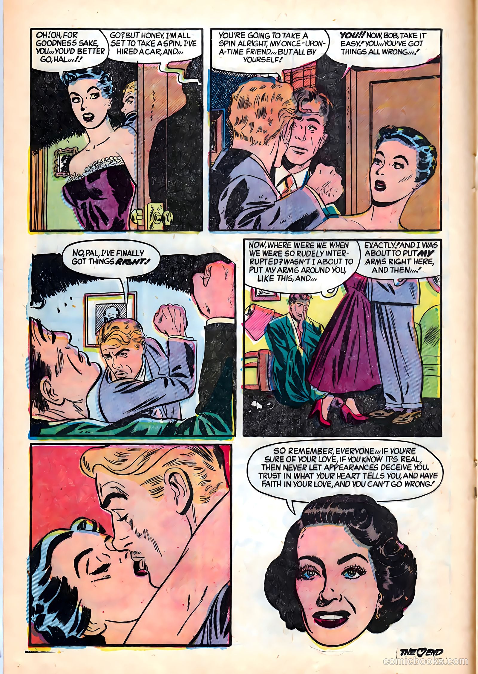 All True Romance #19 (1954) — page 16 of 36