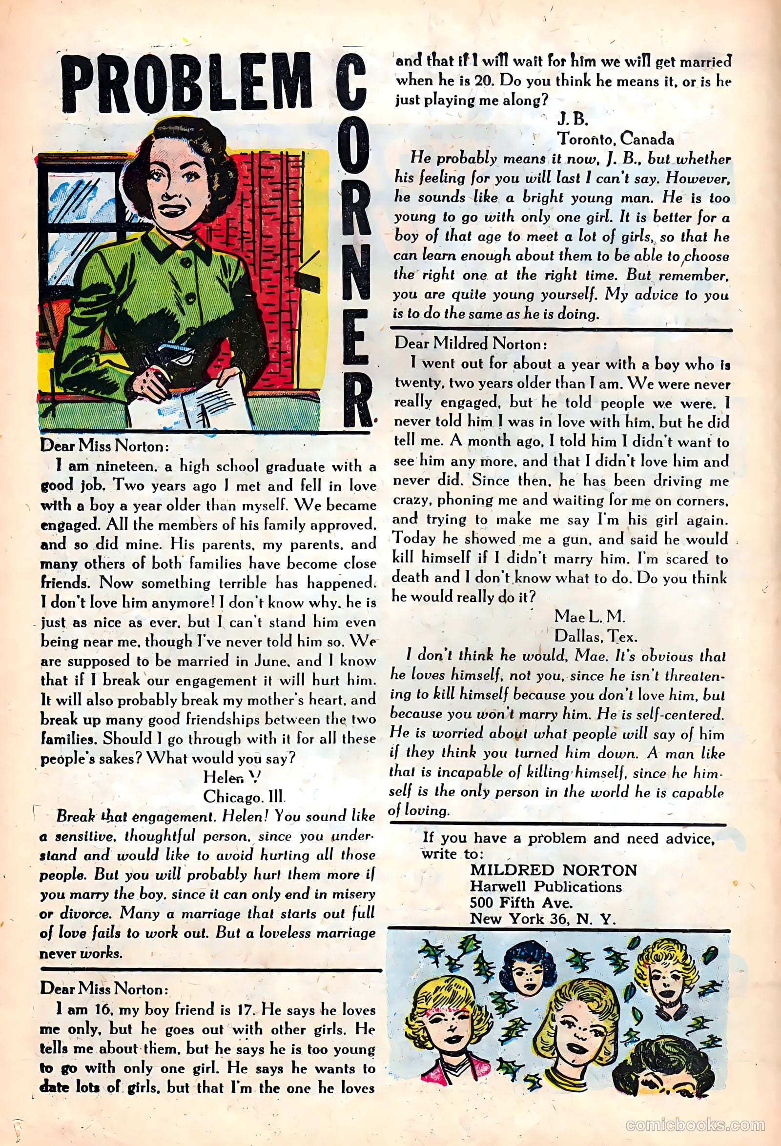 All True Romance #19 (1954) — page 18 of 36