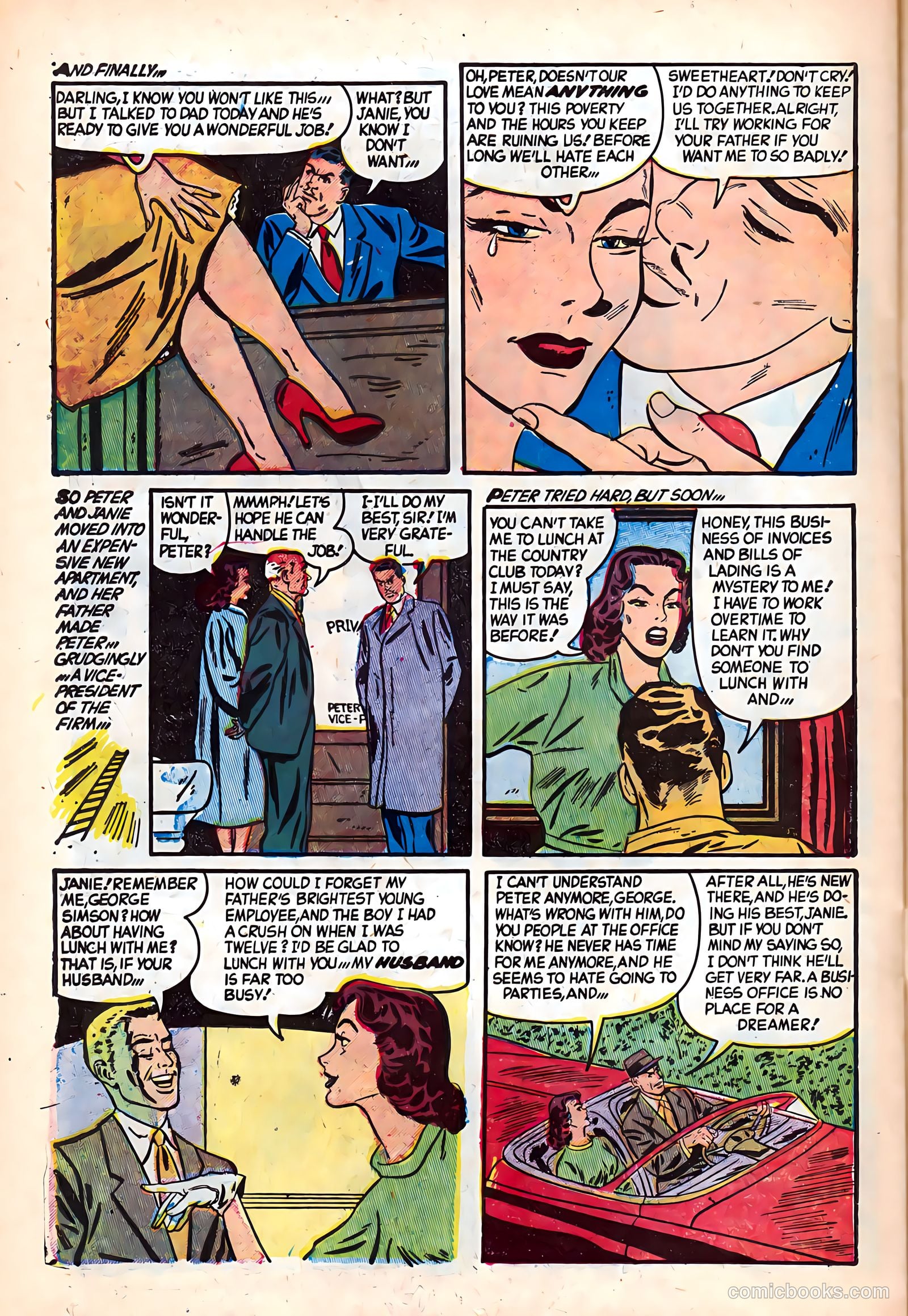 All True Romance #19 (1954) — page 22 of 36