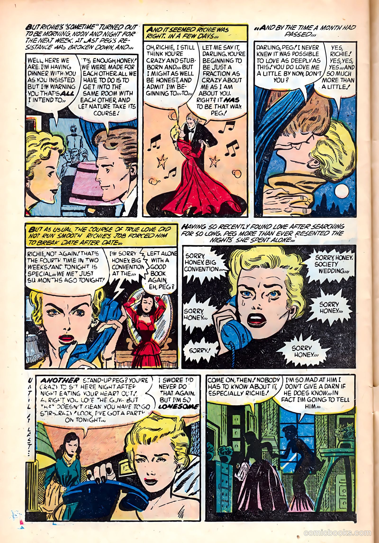 All True Romance #19 (1954) — page 30 of 36