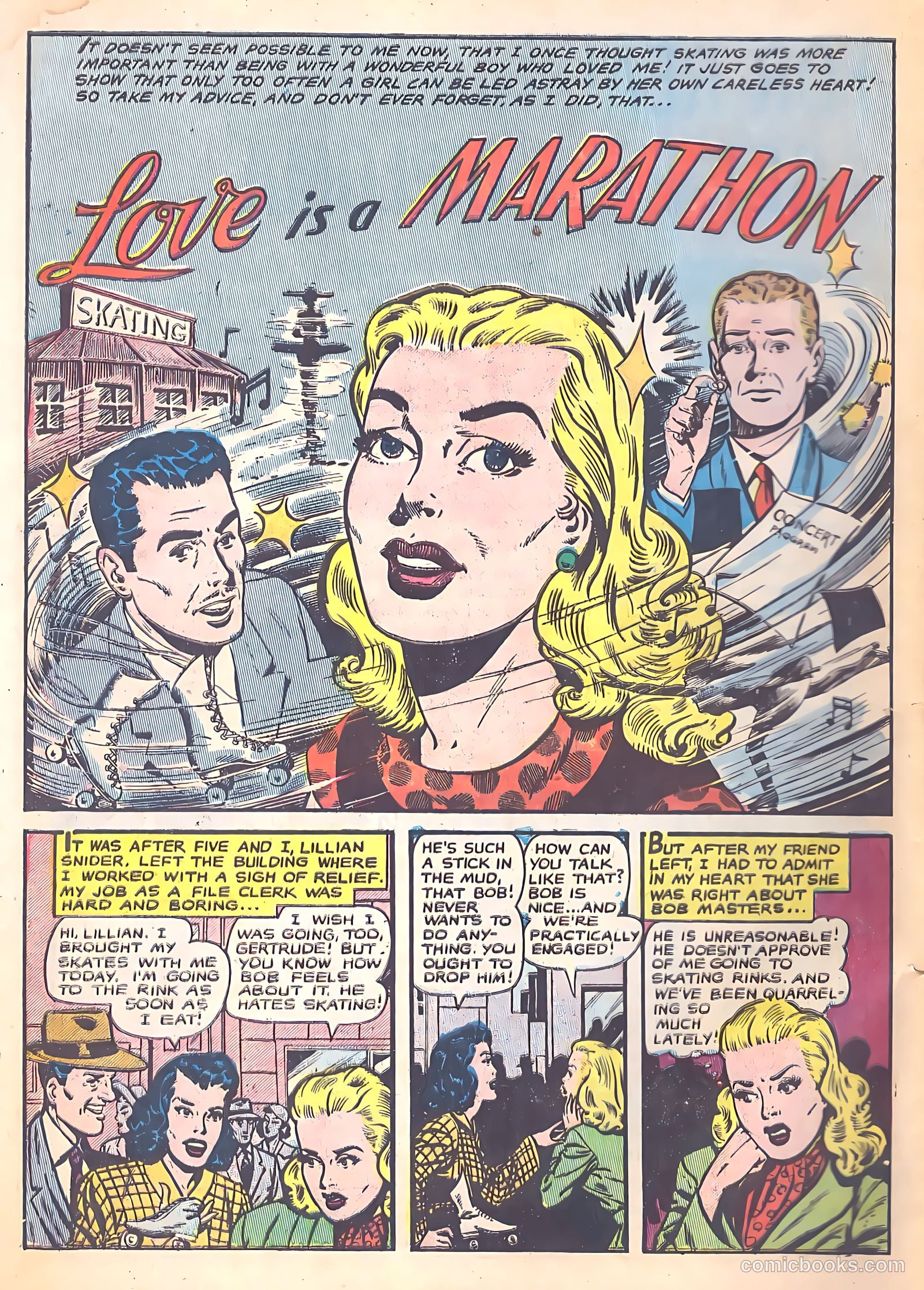 All True Romance #22 (1955) — page 5 of 38