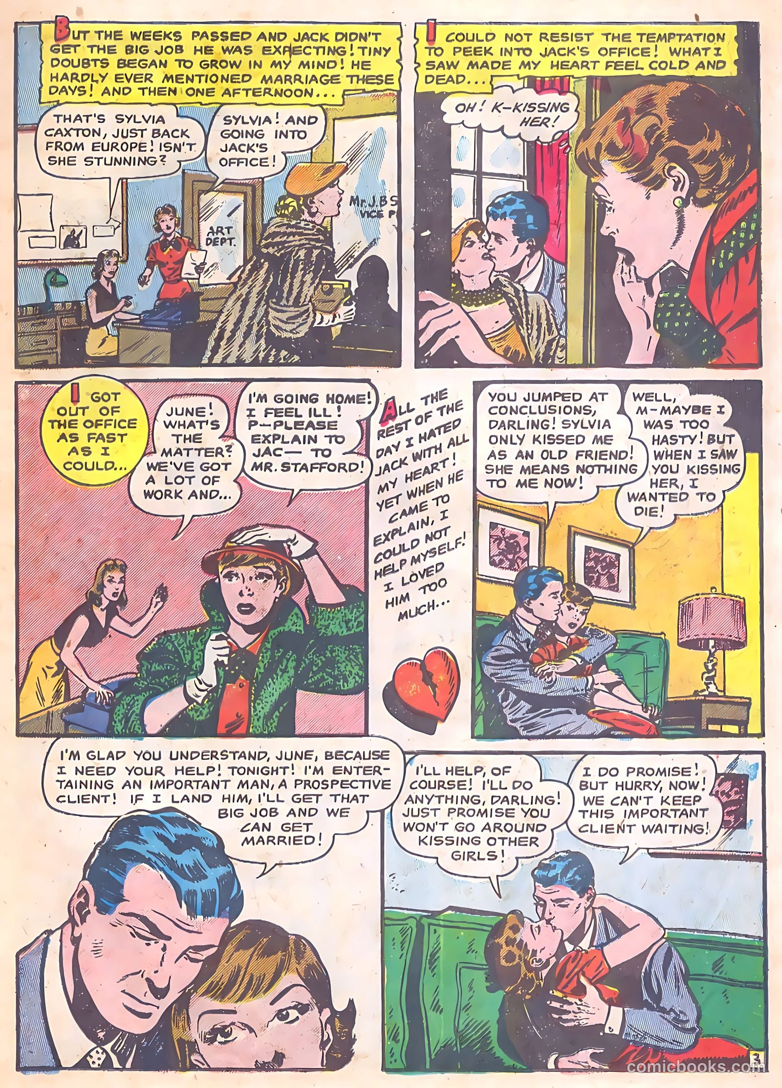 All True Romance #22 (1955) — page 14 of 38
