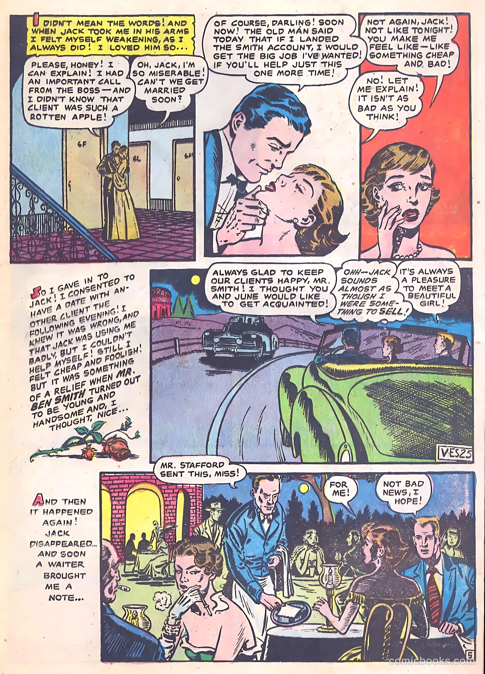 All True Romance #22 (1955) — page 16 of 38