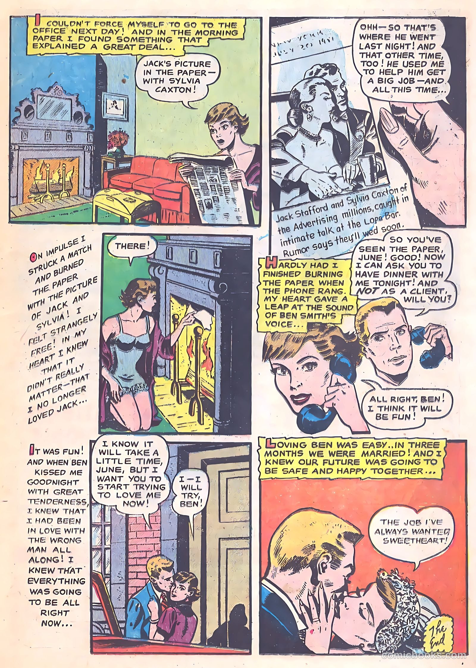All True Romance #22 (1955) — page 18 of 38