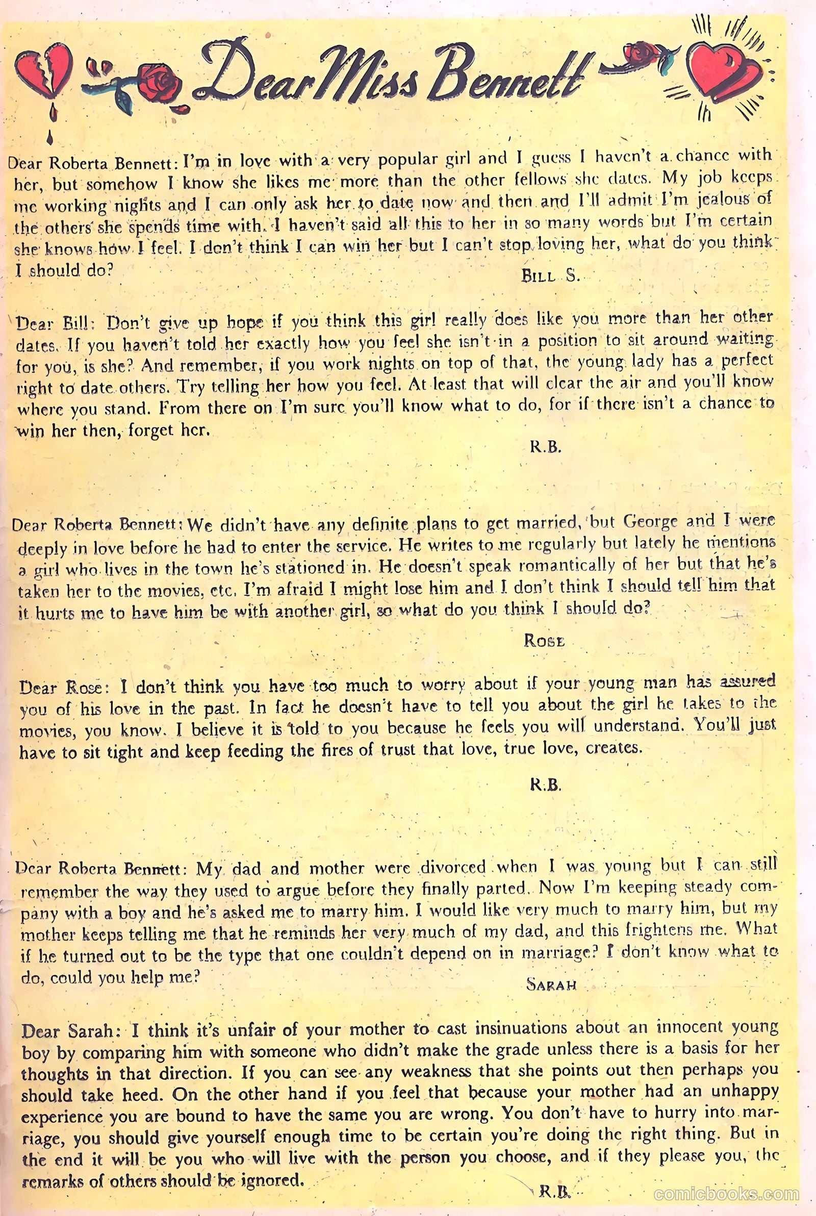 All True Romance #22 (1955) — page 26 of 38