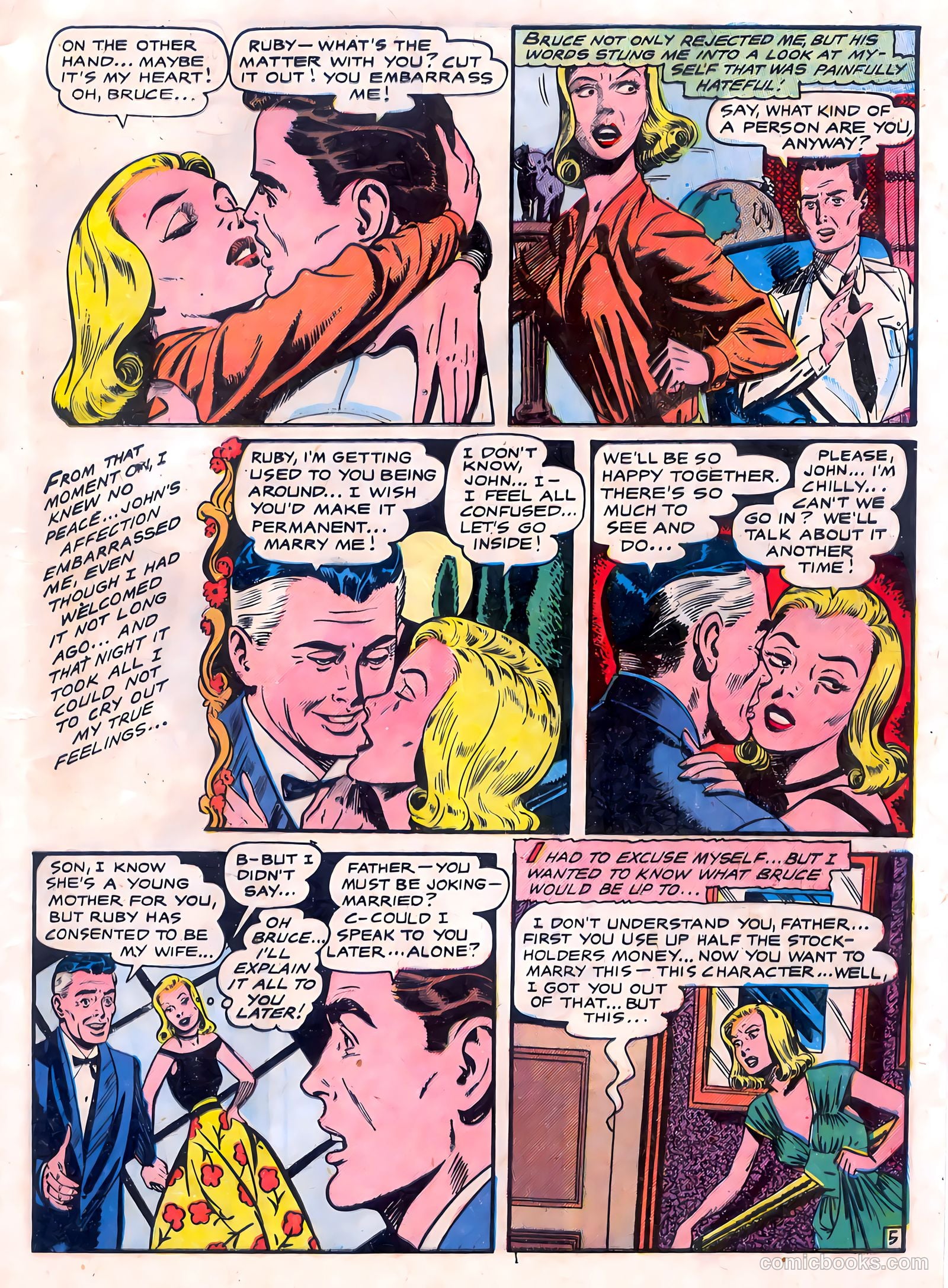 All True Romance #24 (1955) — page 7 of 36