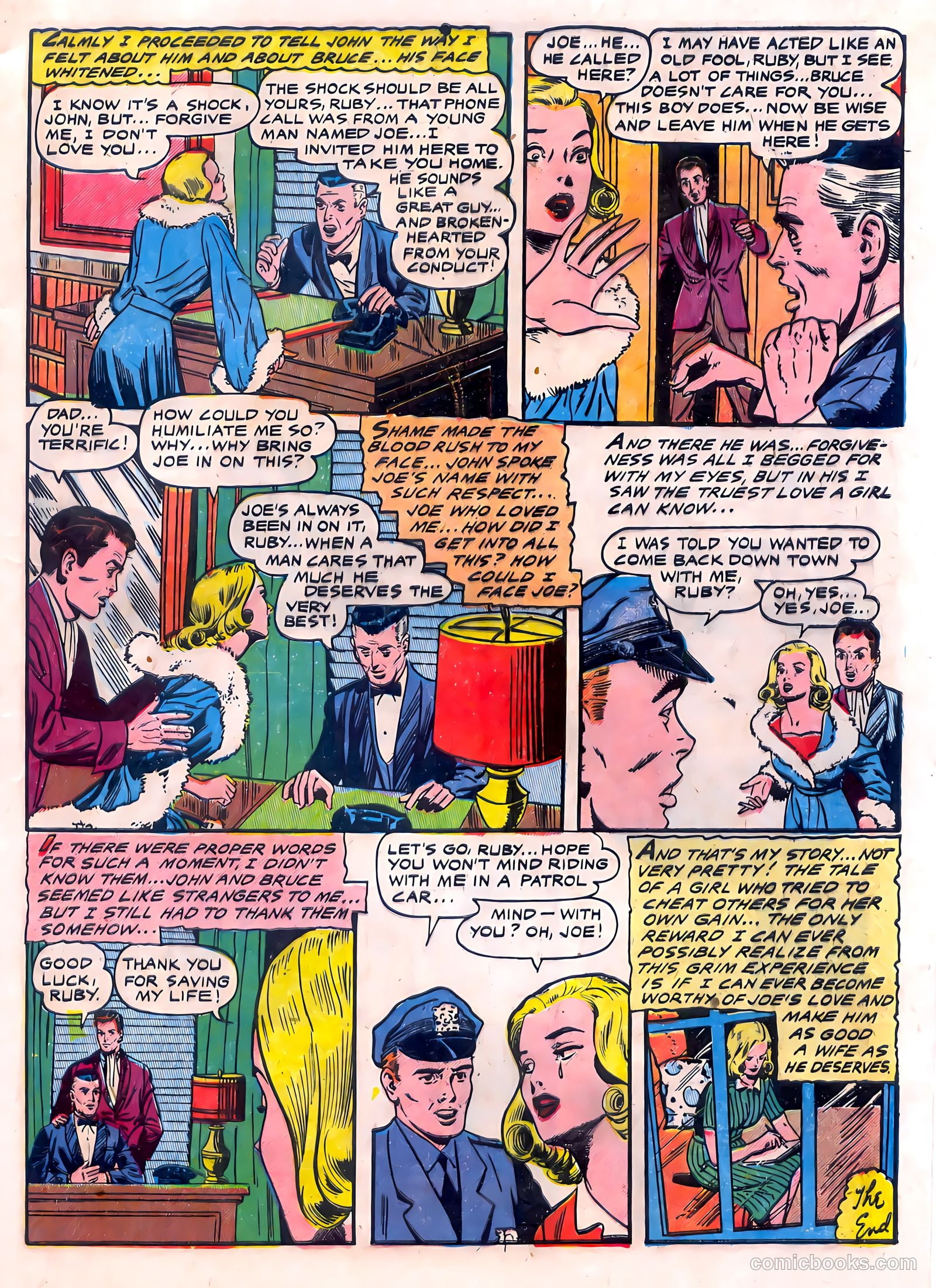 All True Romance #24 (1955) — page 9 of 36