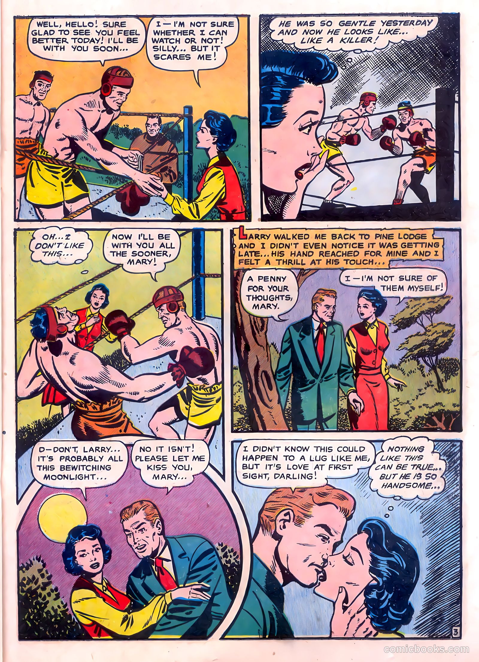 All True Romance #24 (1955) — page 21 of 36