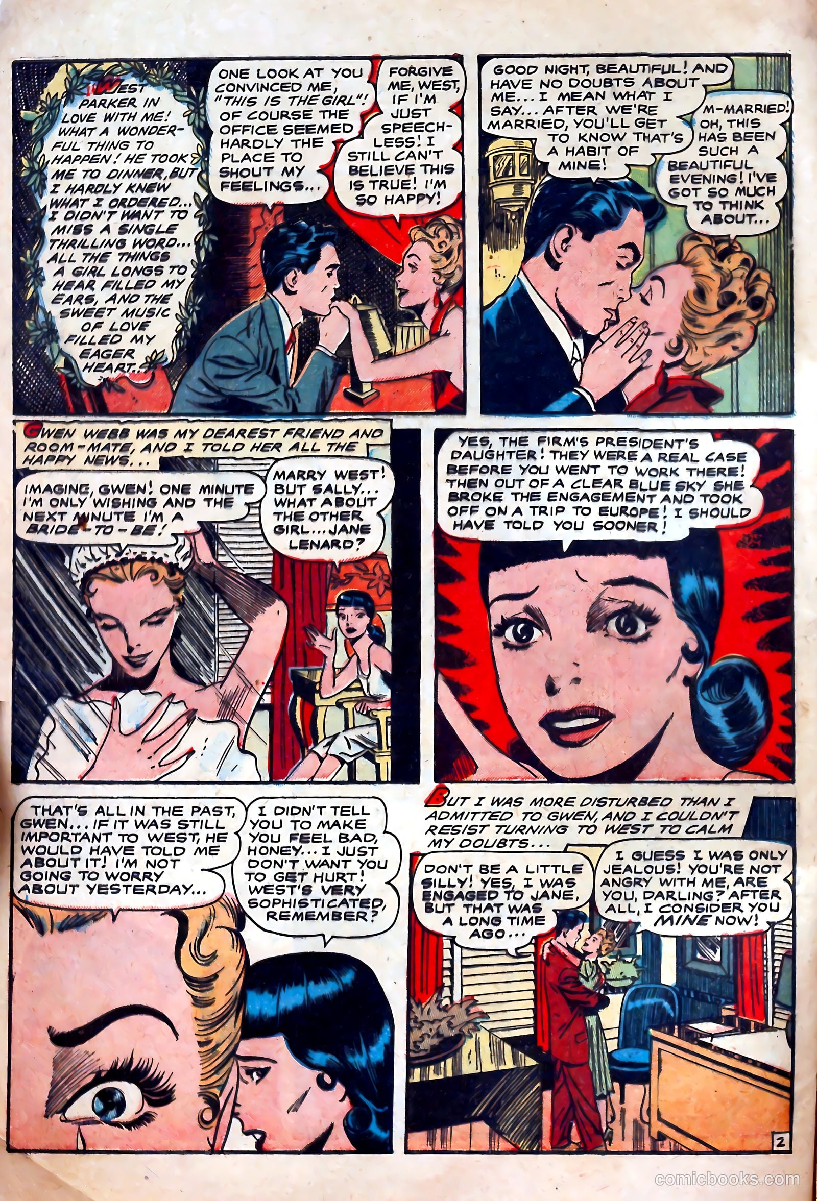 All True Romance #25 (1955) — page 4 of 36