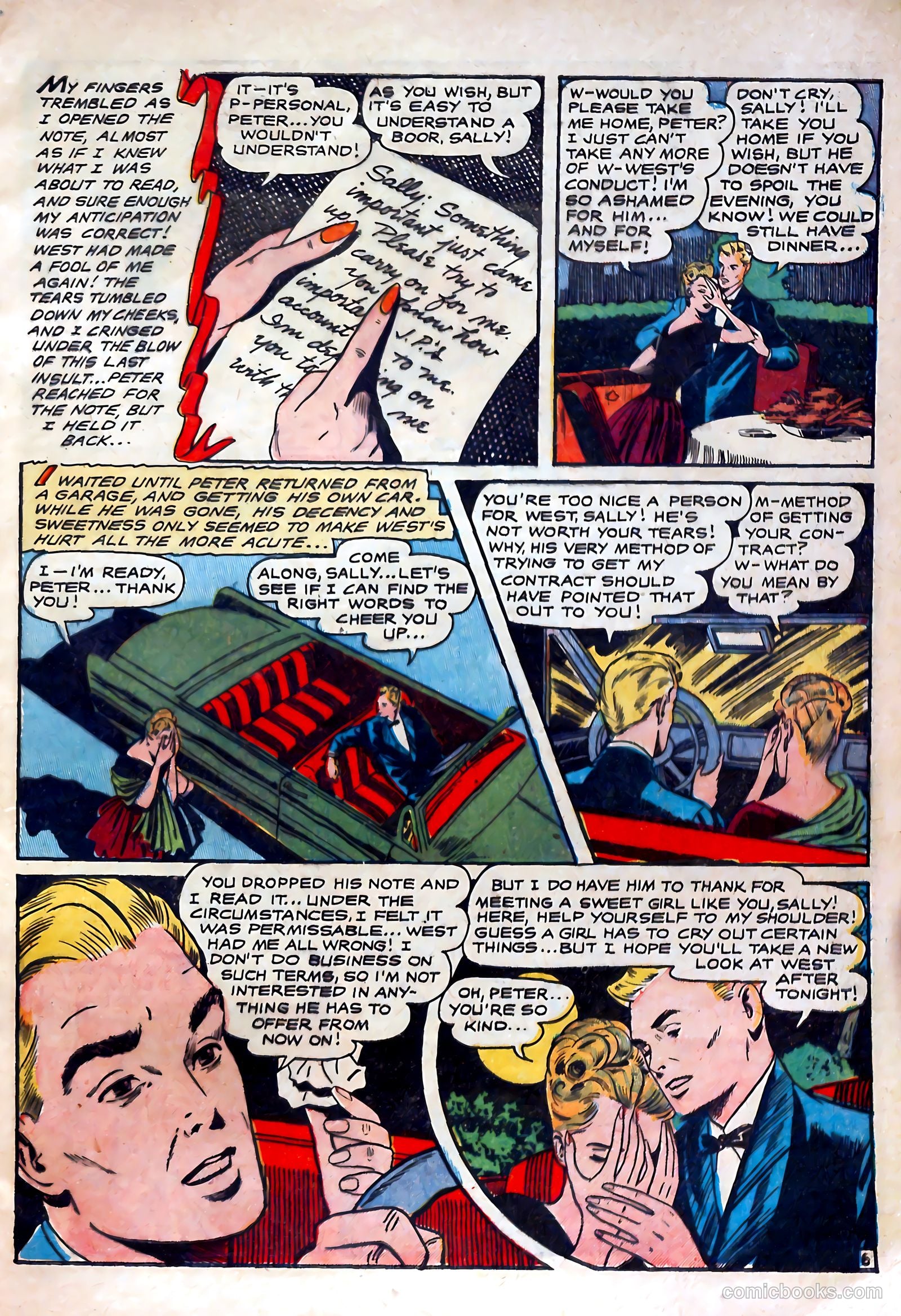 All True Romance #25 (1955) — page 9 of 36