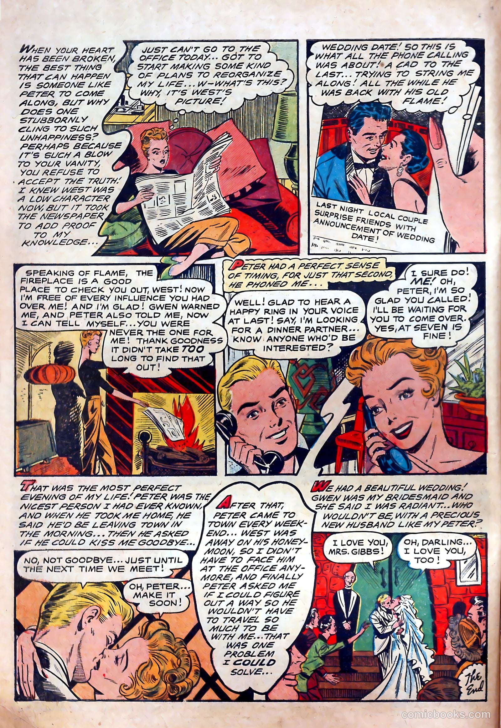 All True Romance #25 (1955) — page 10 of 36
