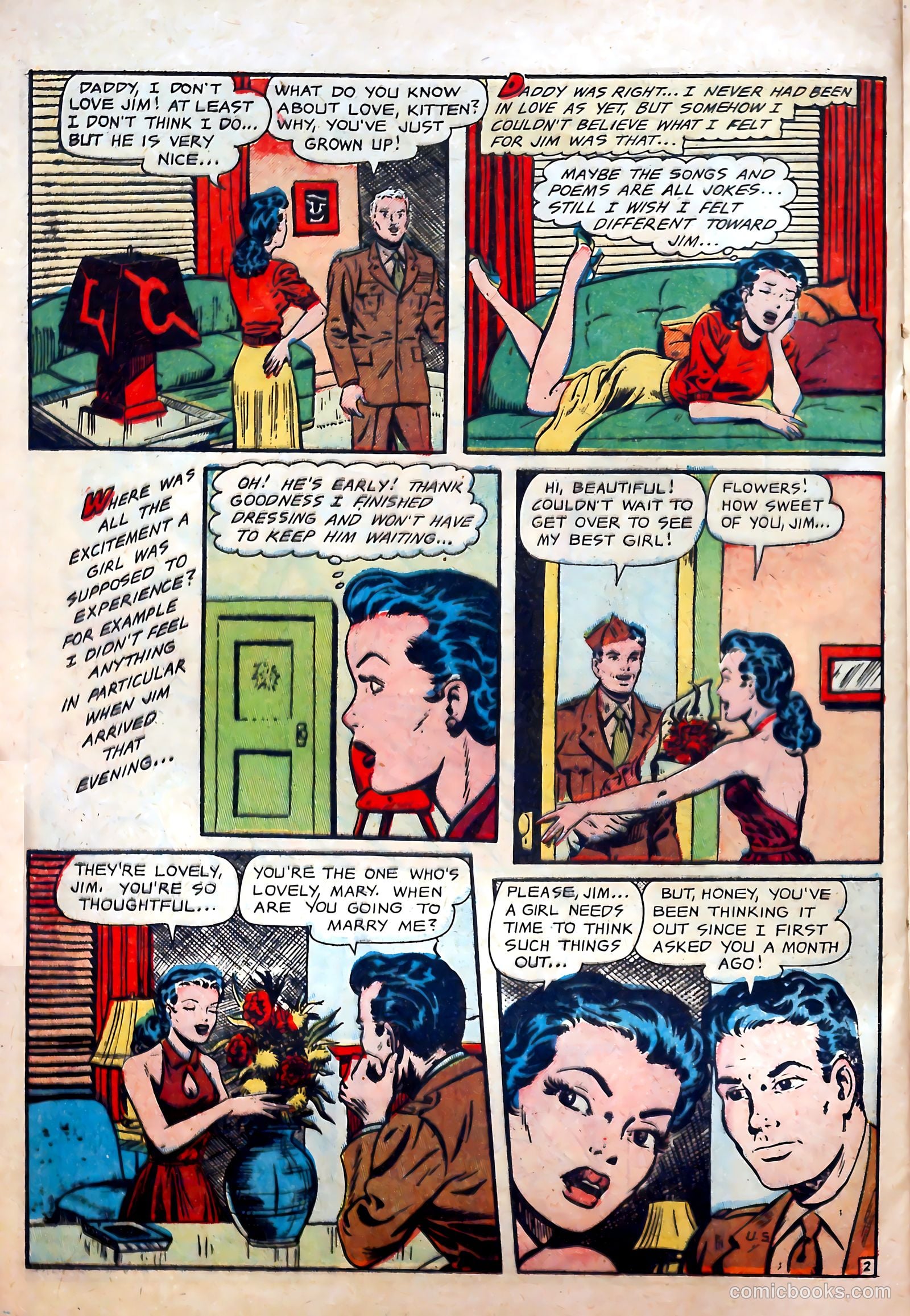 All True Romance #25 (1955) — page 20 of 36