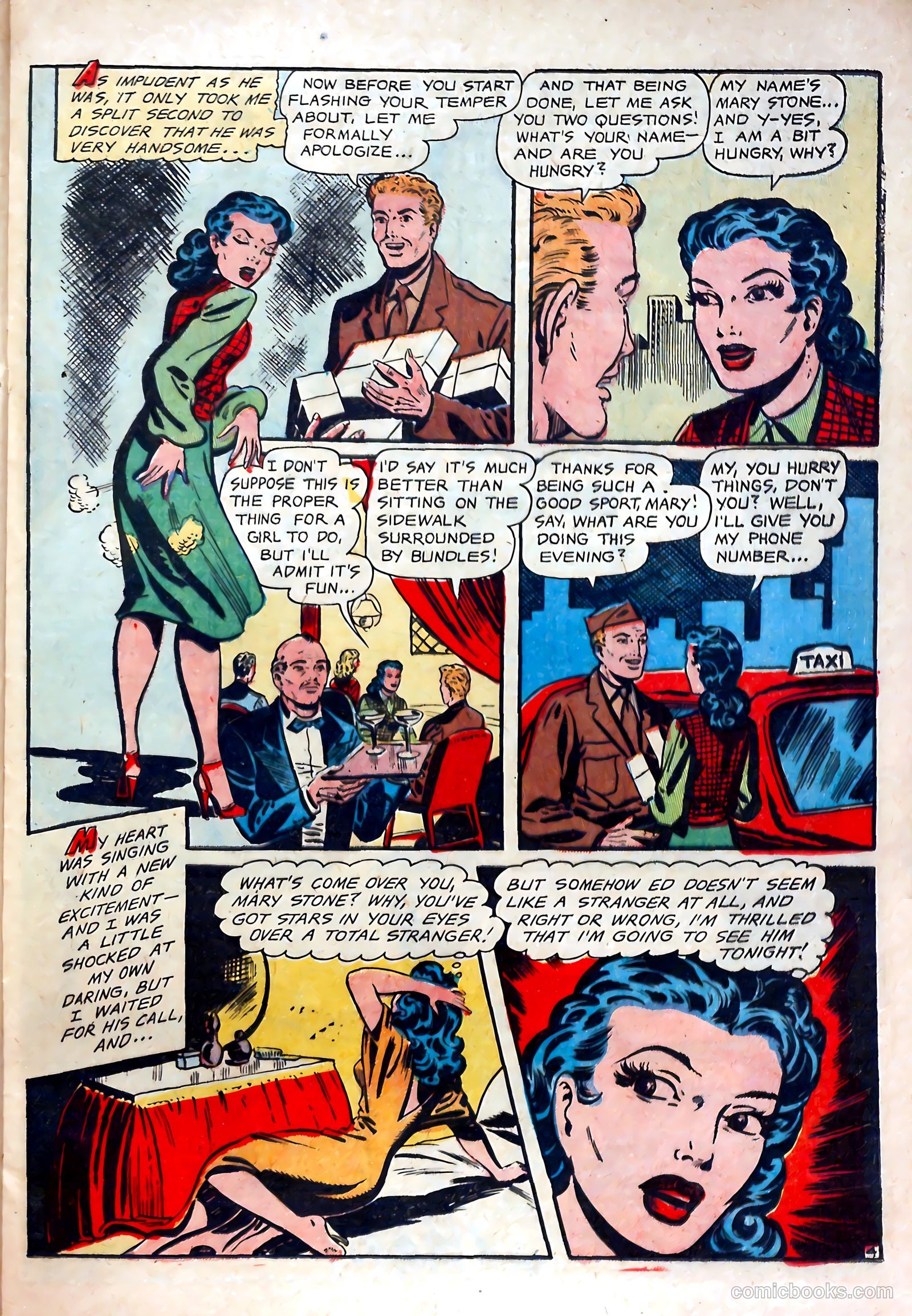 All True Romance #25 (1955) — page 23 of 36