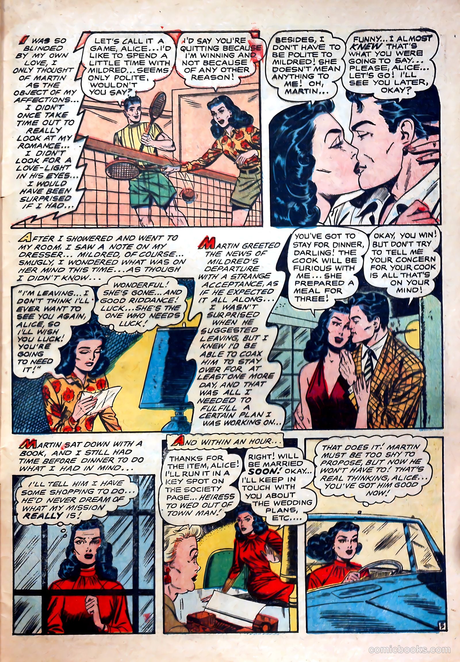 All True Romance #25 (1955) — page 33 of 36