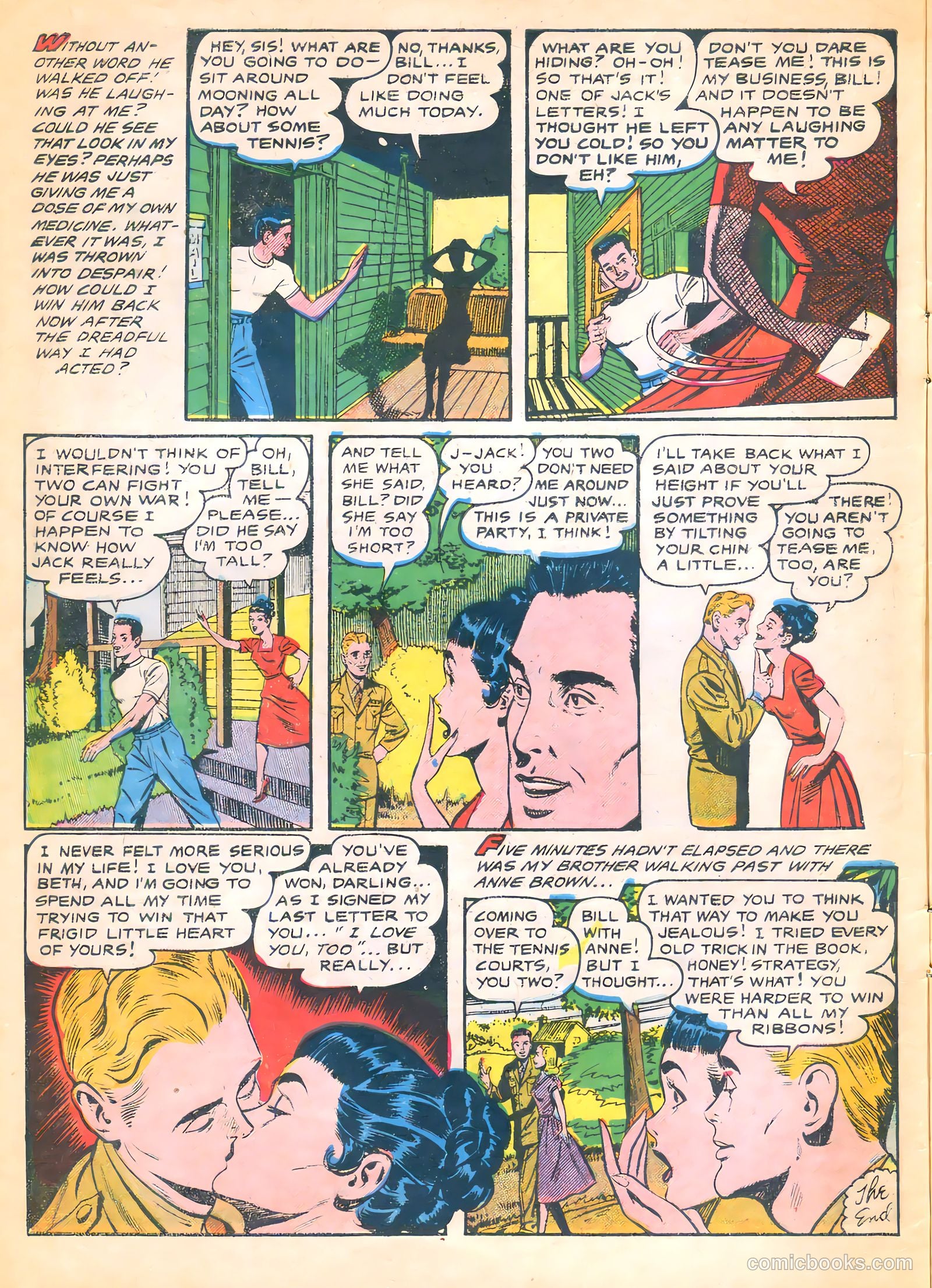 All True Romance #26 (1955) — page 8 of 36
