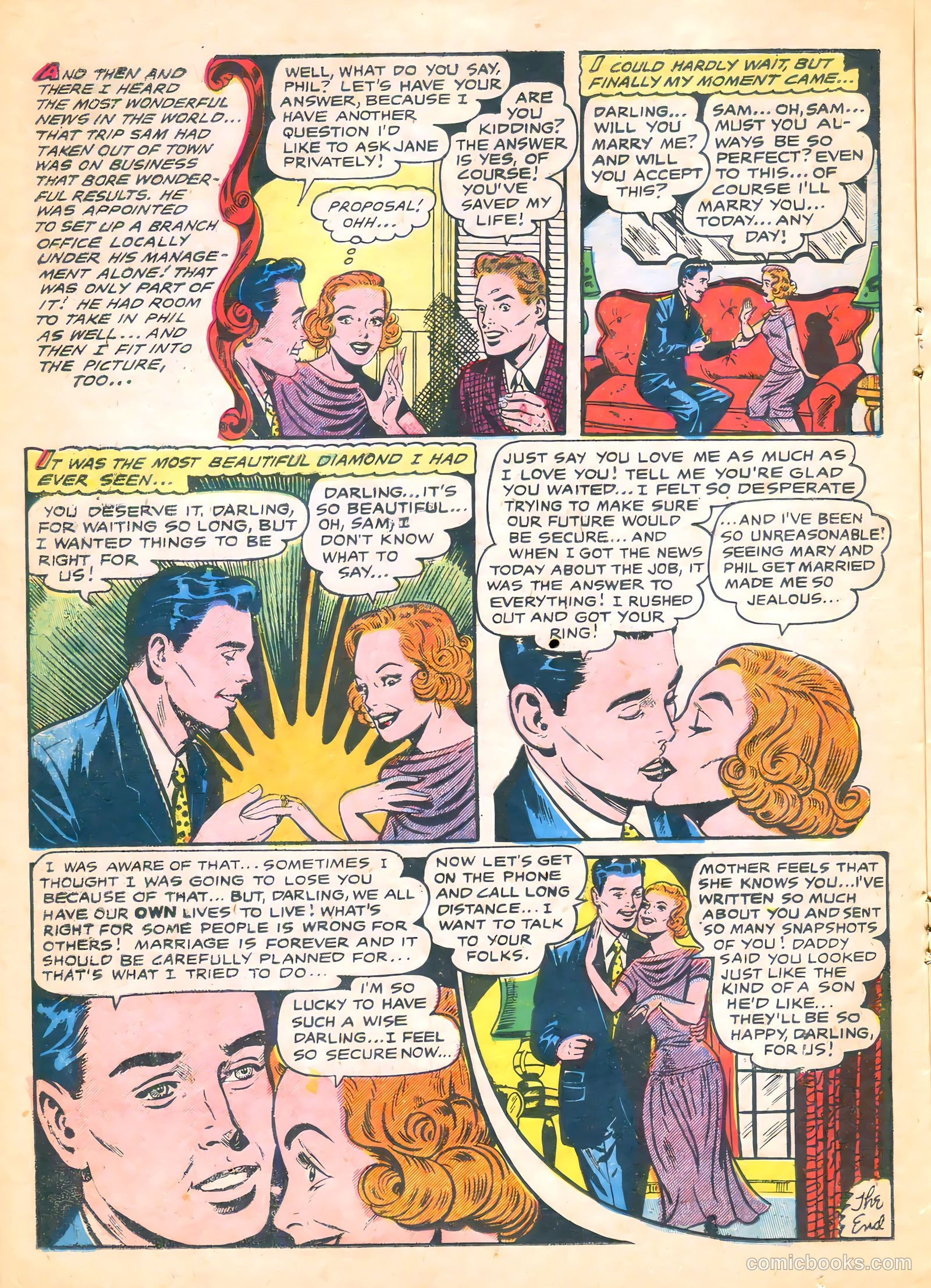 All True Romance #26 (1955) — page 16 of 36