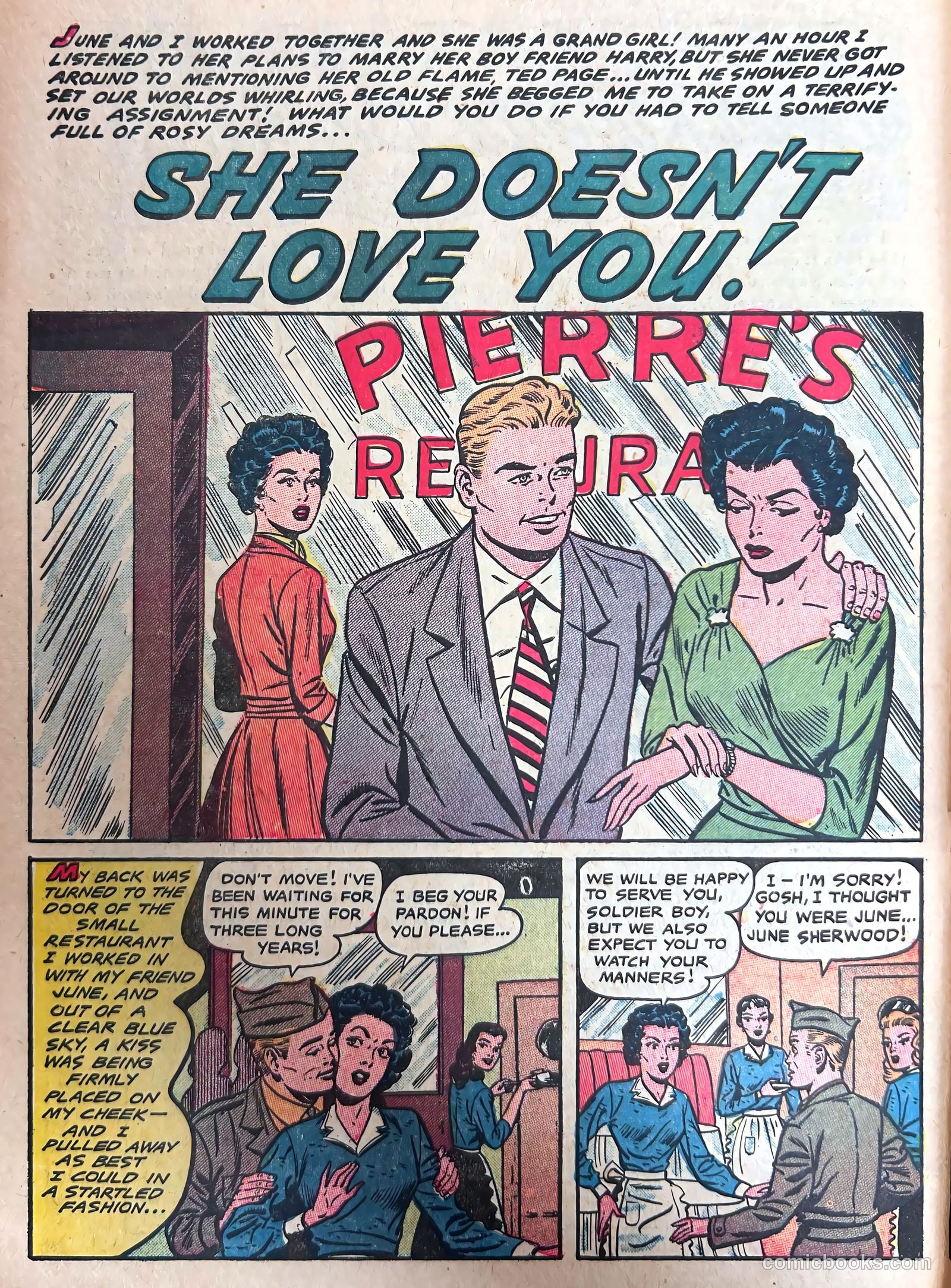 All True Romance #28 (1958) — page 28 of 36