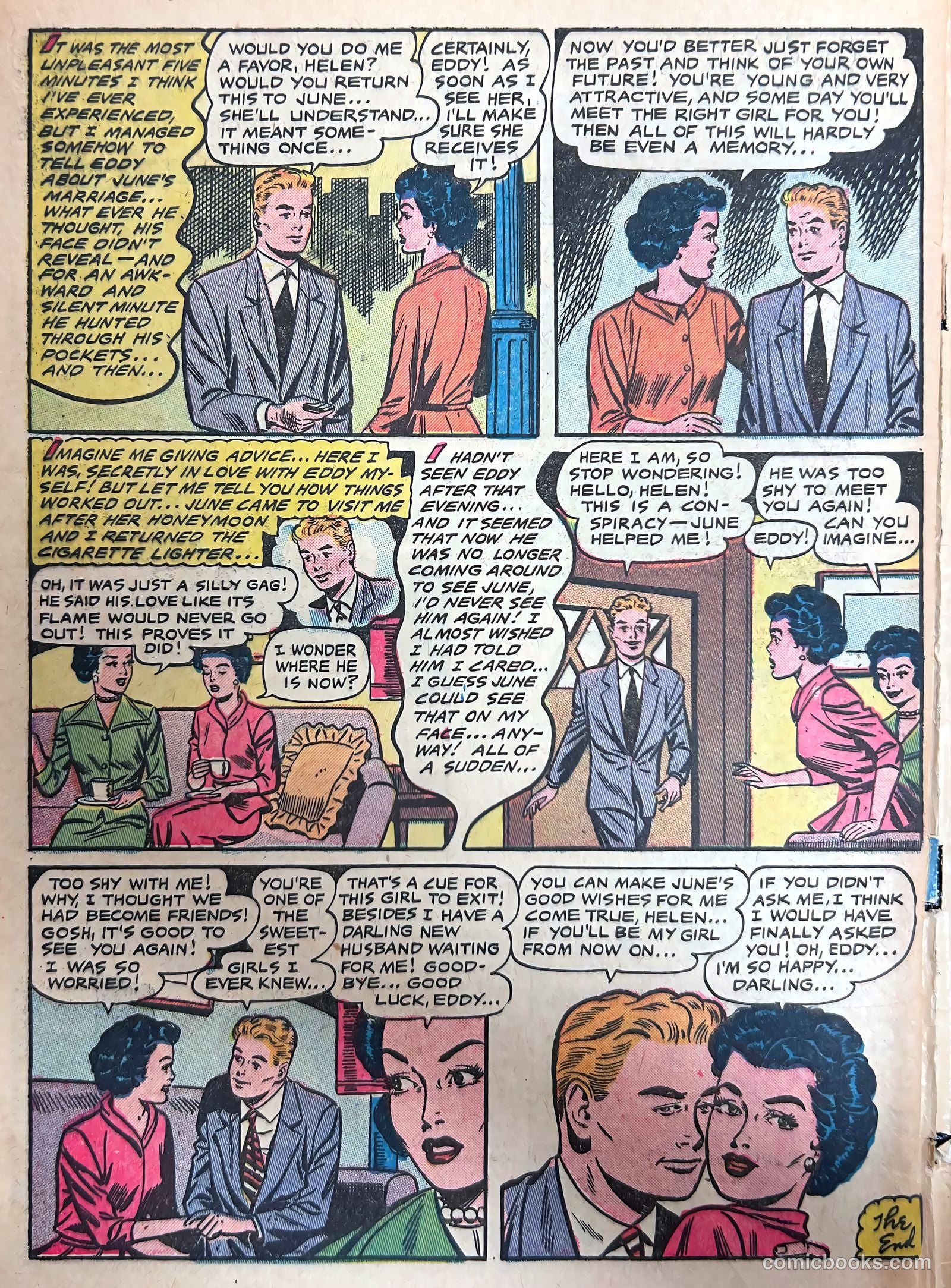 All True Romance #28 (1958) — page 34 of 36
