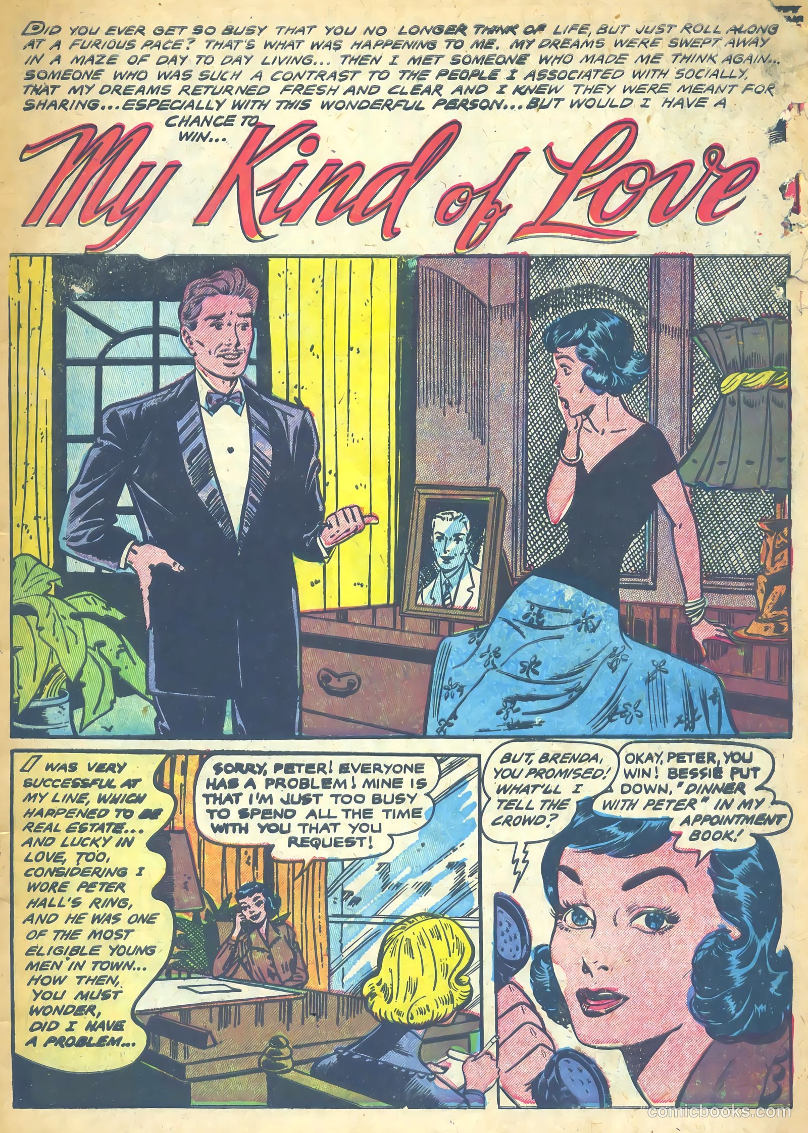 All True Romance #29 (1956) — page 3 of 36