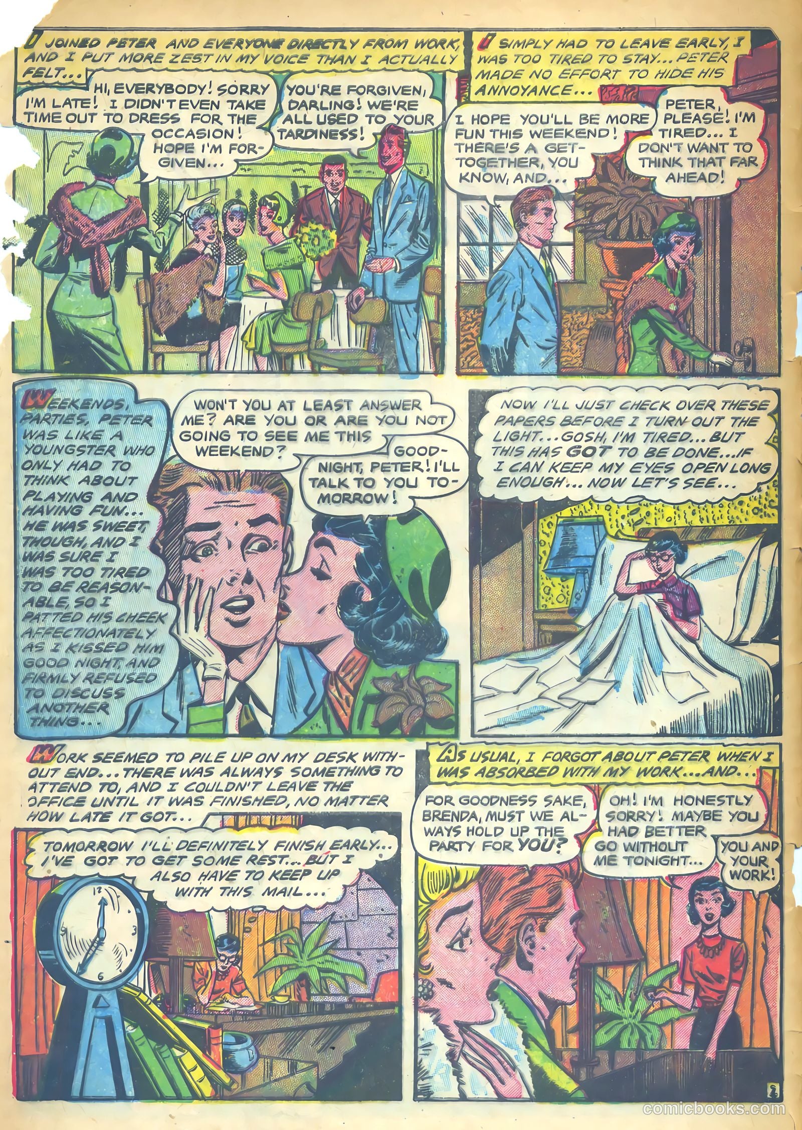 All True Romance #29 (1956) — page 4 of 36