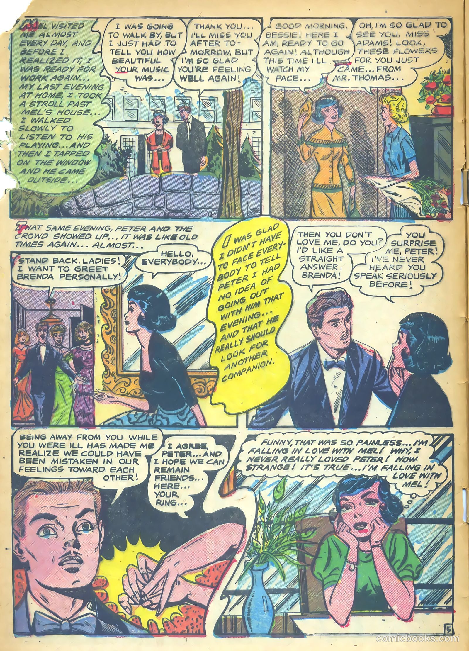 All True Romance #29 (1956) — page 8 of 36