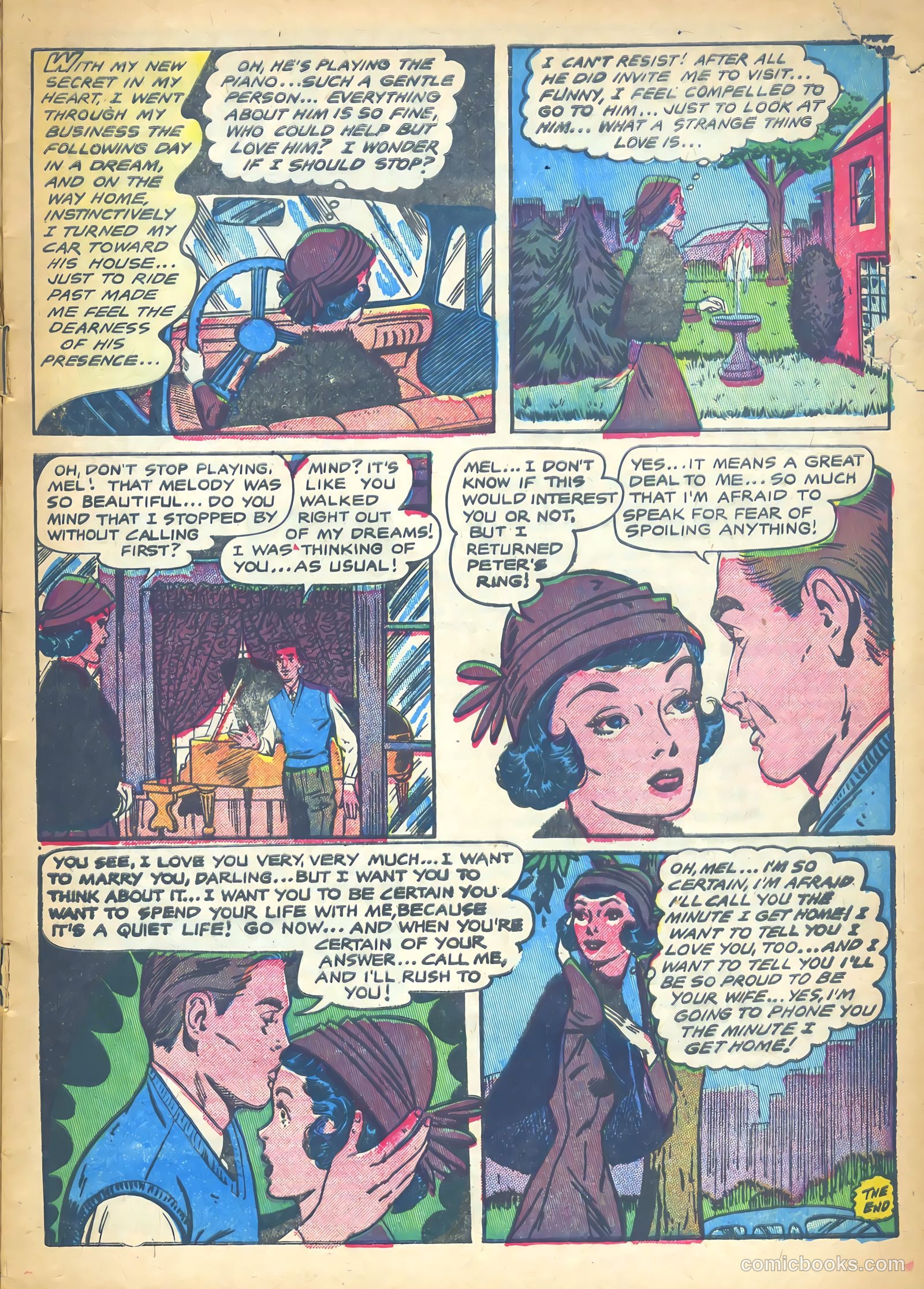 All True Romance #29 (1956) — page 9 of 36