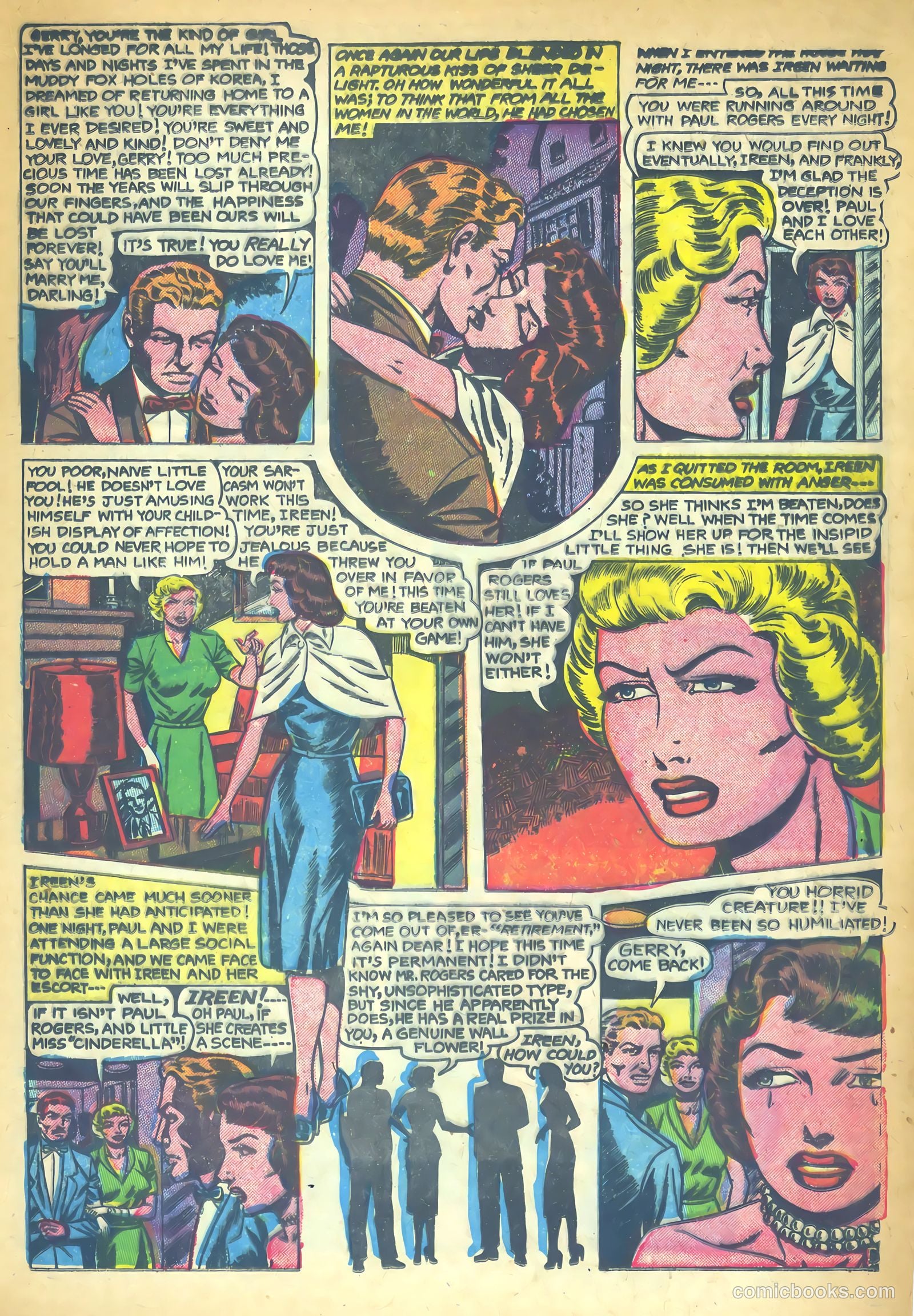 All True Romance #29 (1956) — page 17 of 36